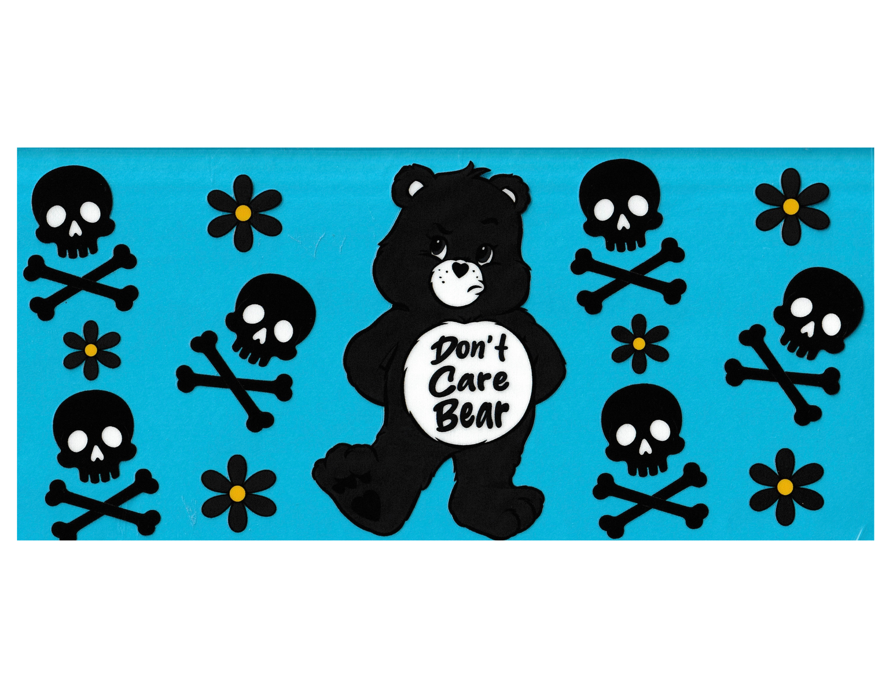 16oz Cup Wrap Don’t Care Bear