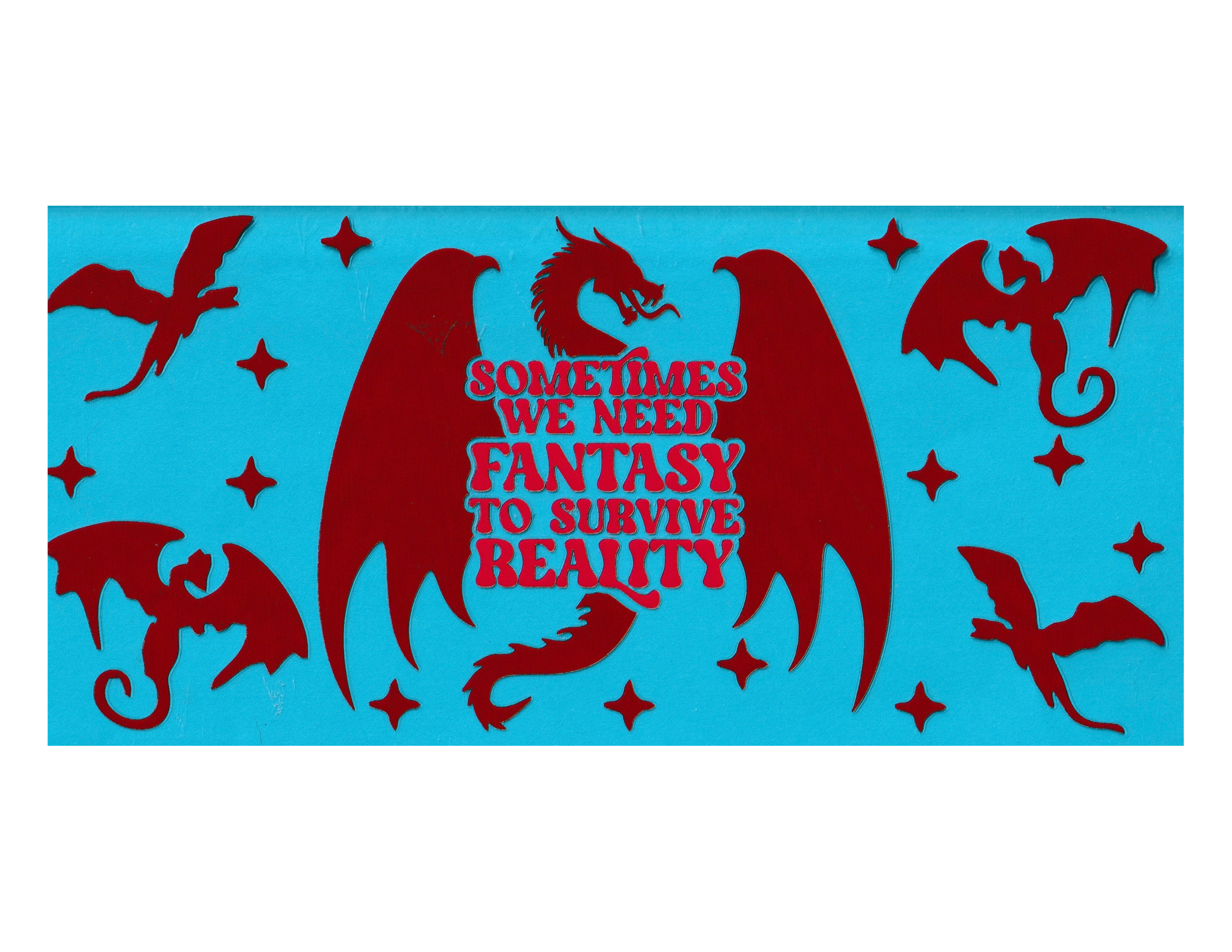 16oz Cup Wrap Fantasy