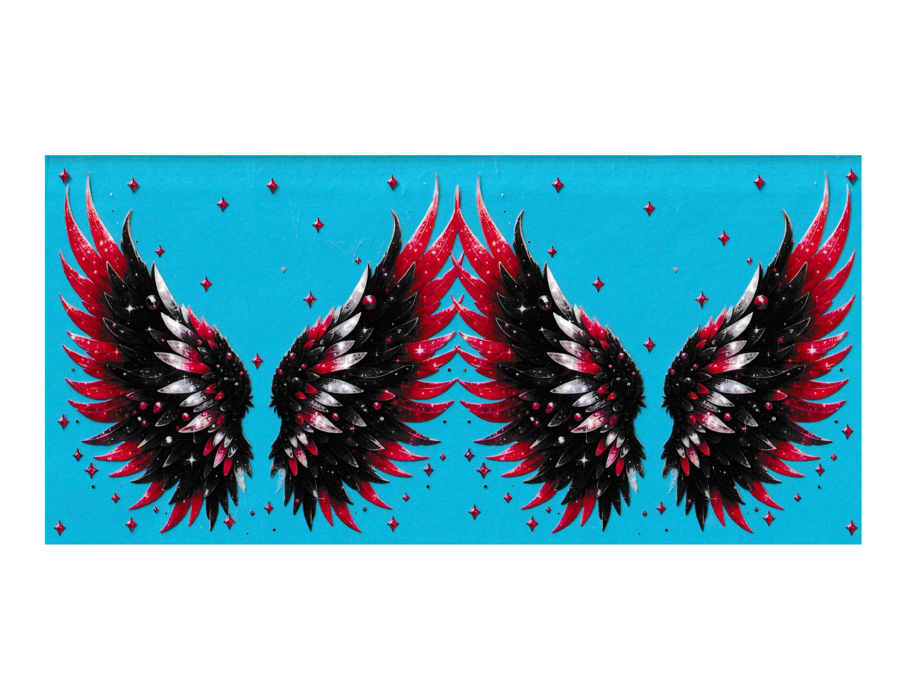 16oz Cup Wrap Angel Wings