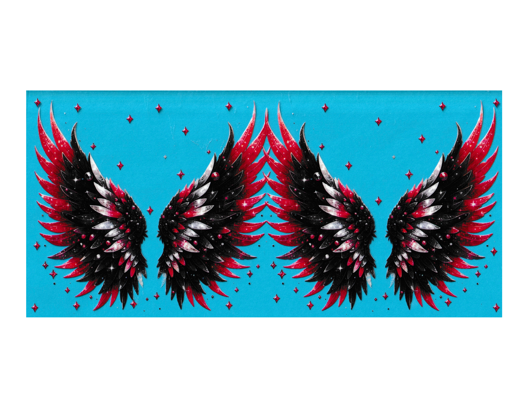 16oz Cup Wrap Angel Wings