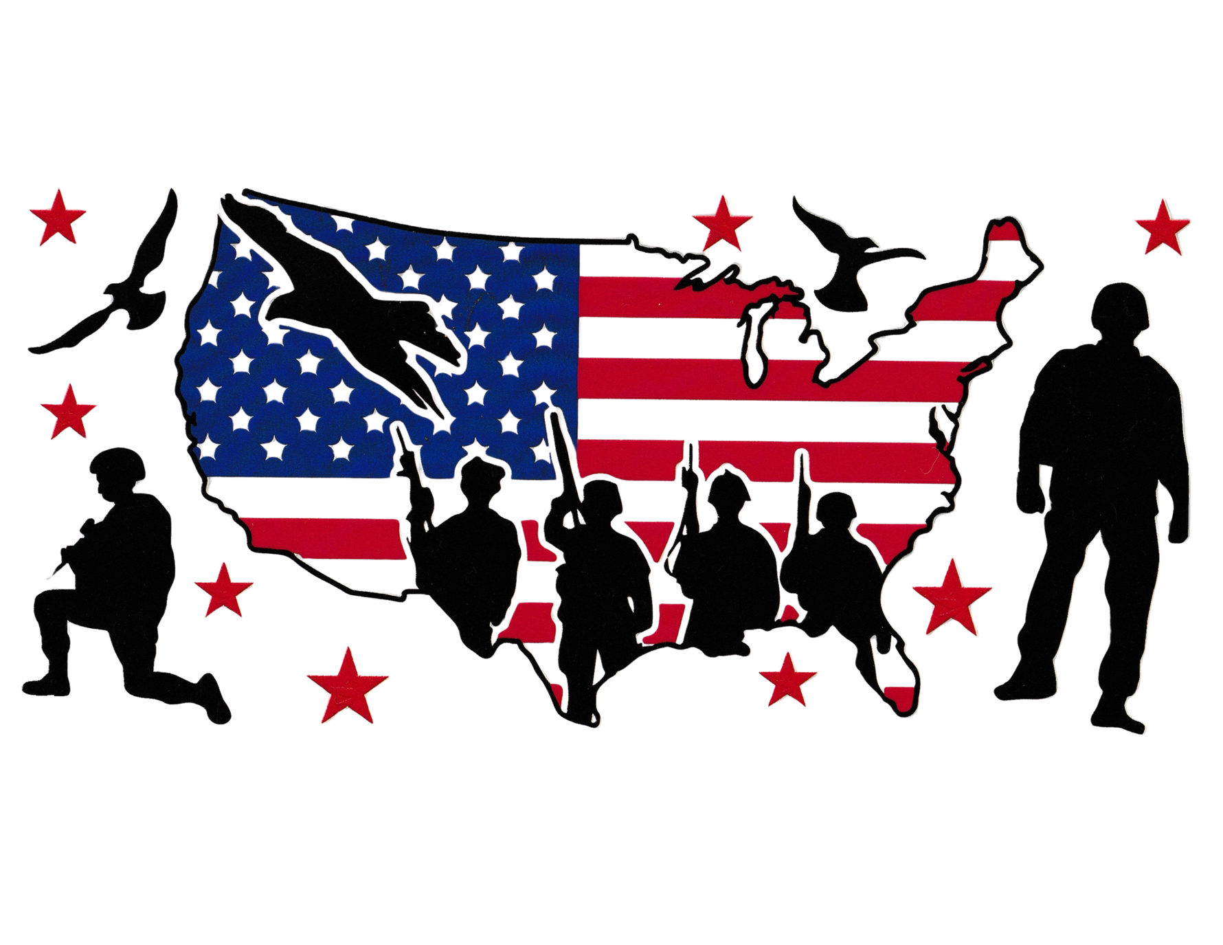 16oz Cup Wrap USA