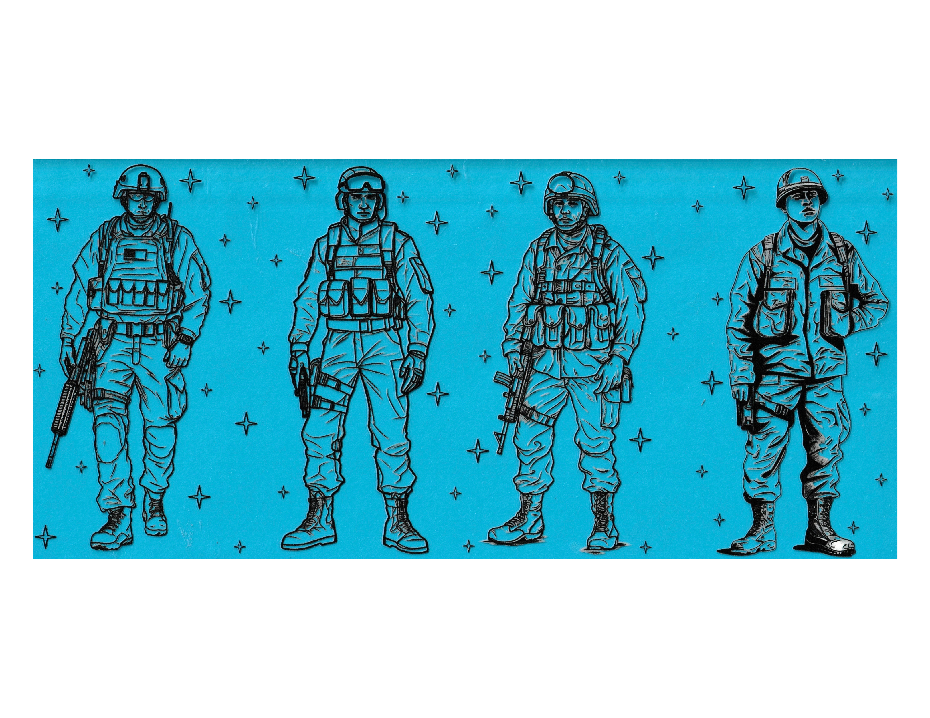 16oz Cup Wrap Military