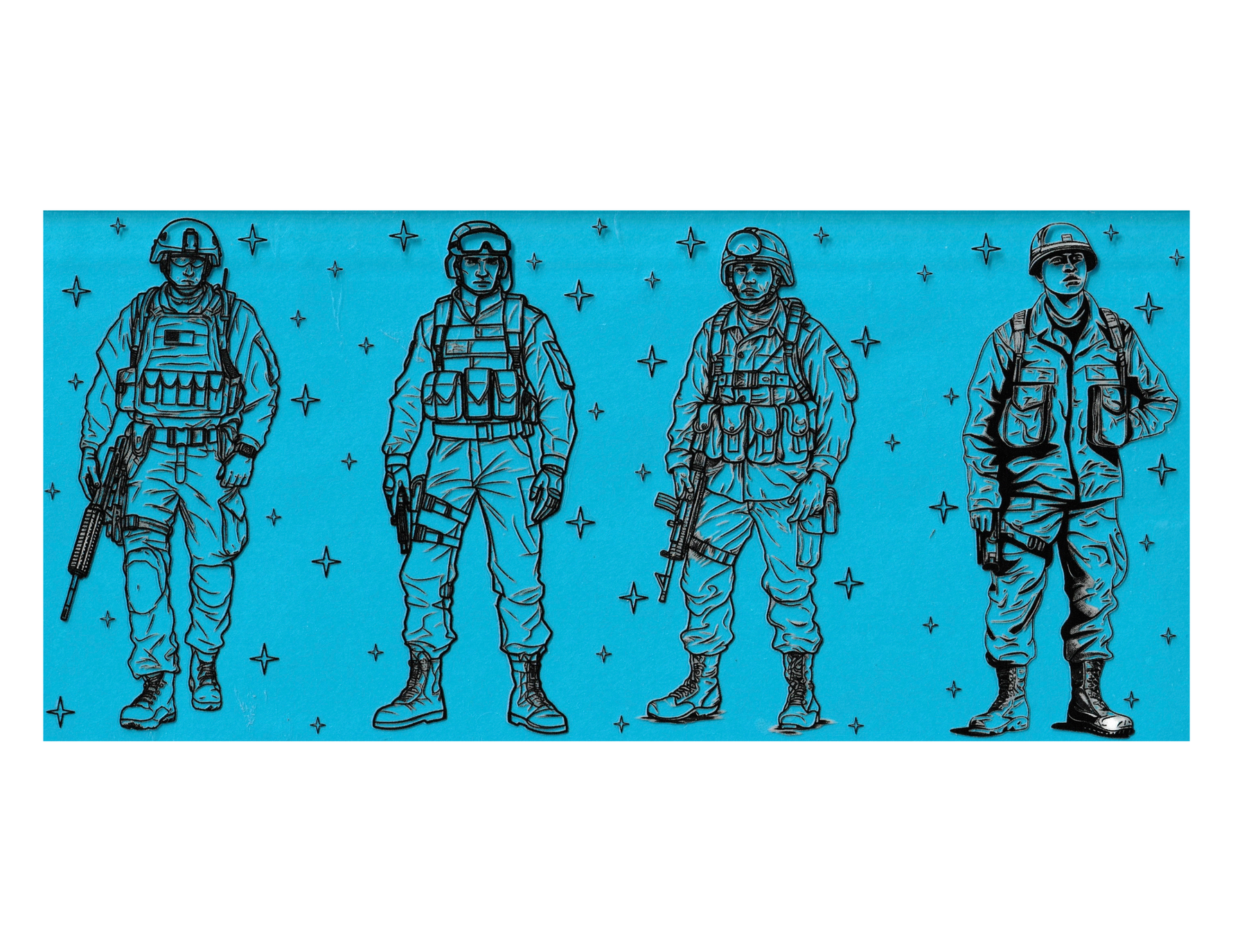 16oz Cup Wrap Military