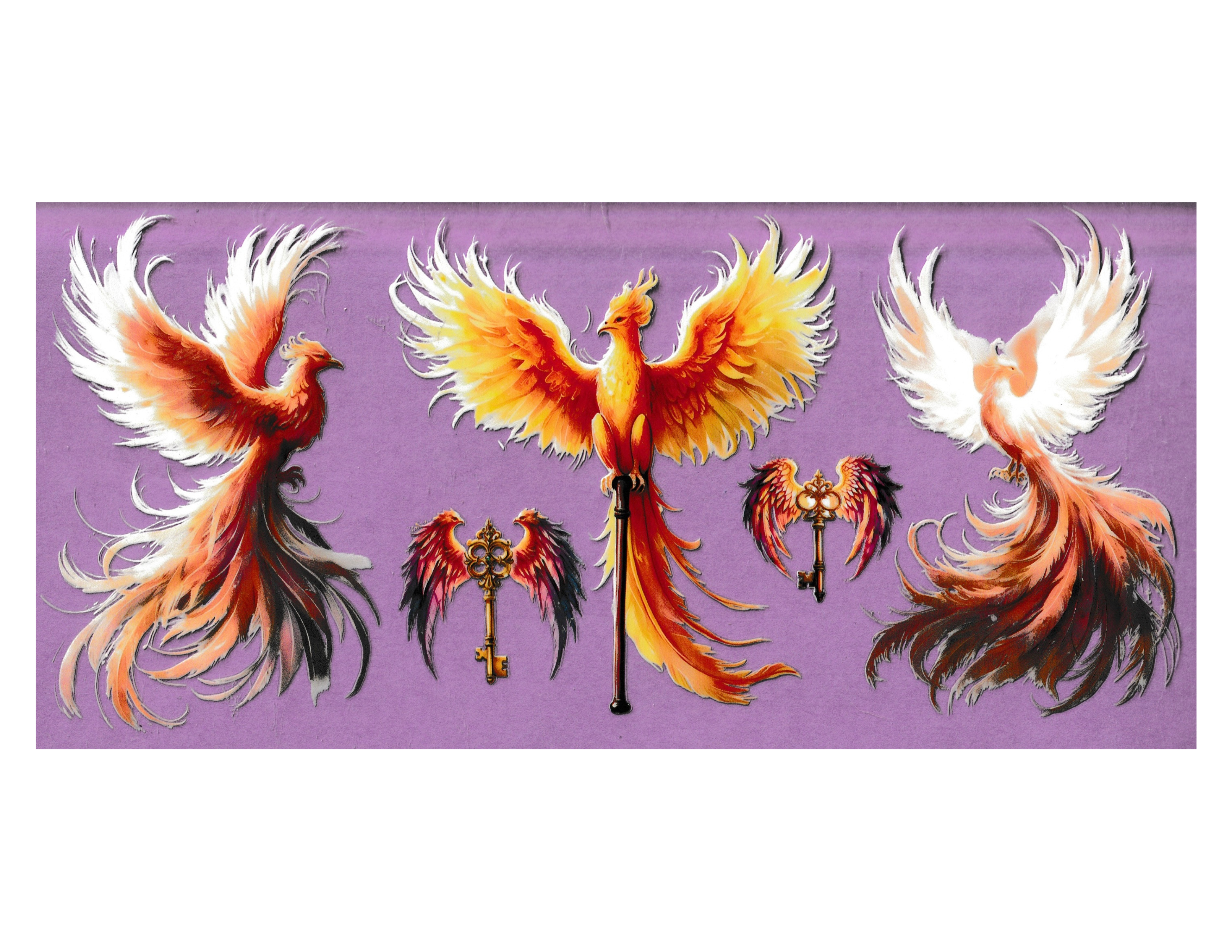 16oz Cup Wrap Phoenix