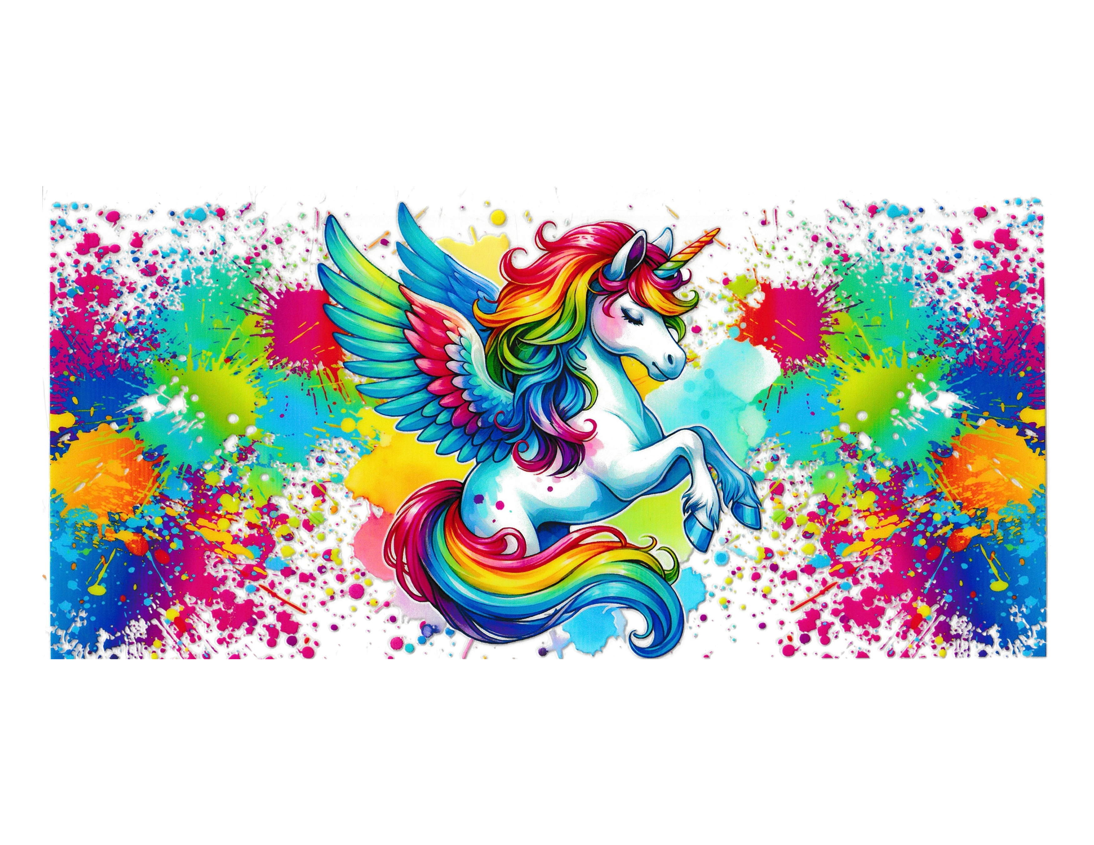 16oz Cup Wrap Unicorn