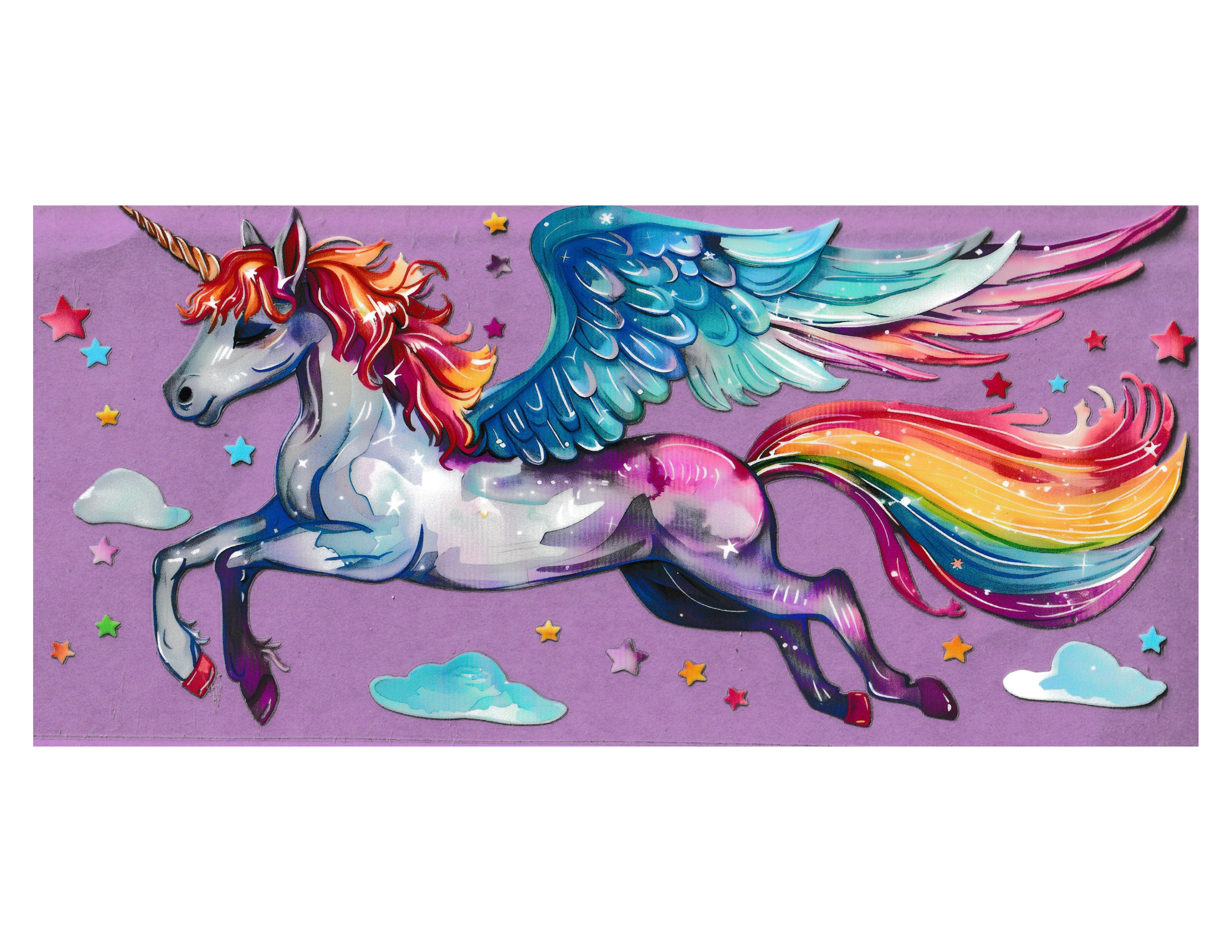16oz Cup Wrap Unicorn