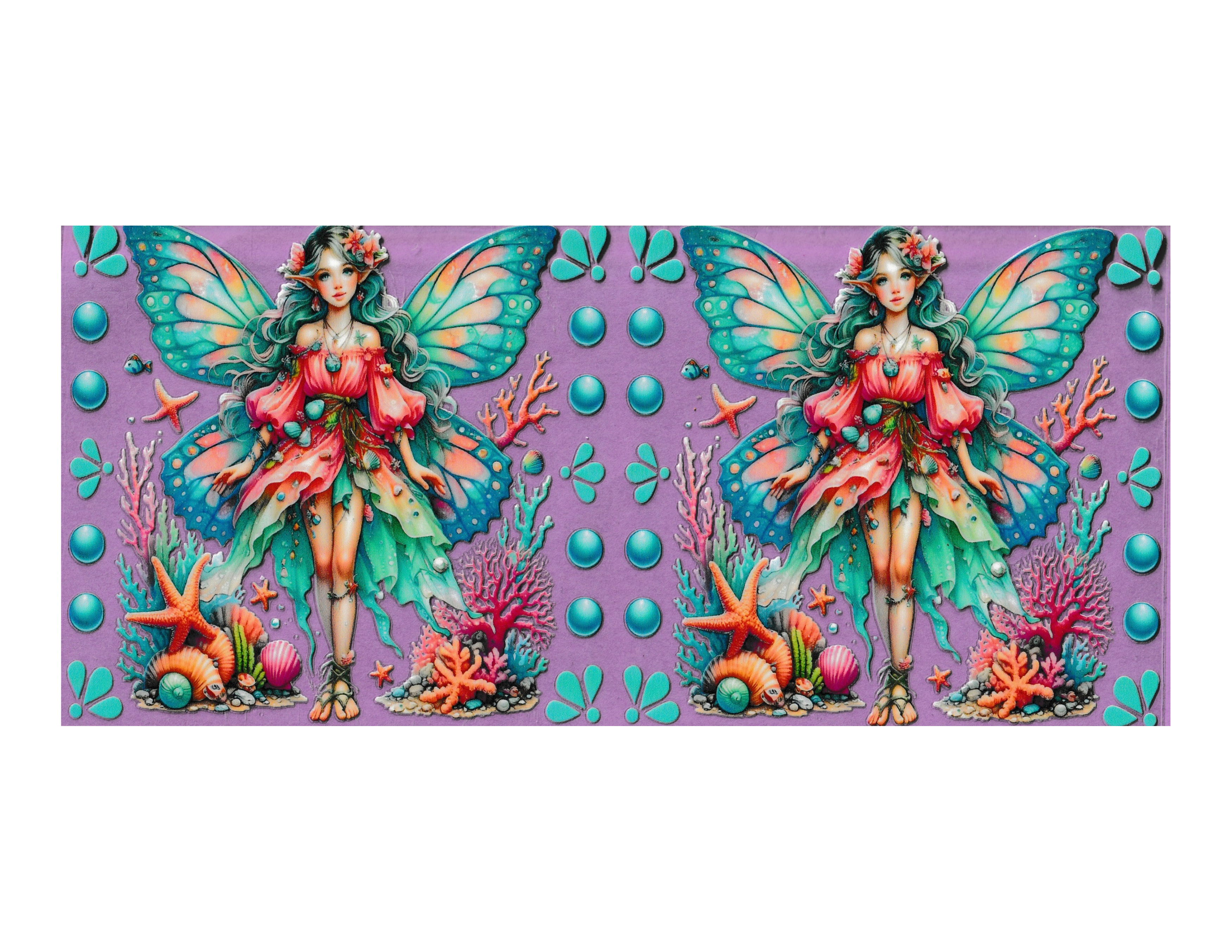 16oz Cup Wrap Fairy