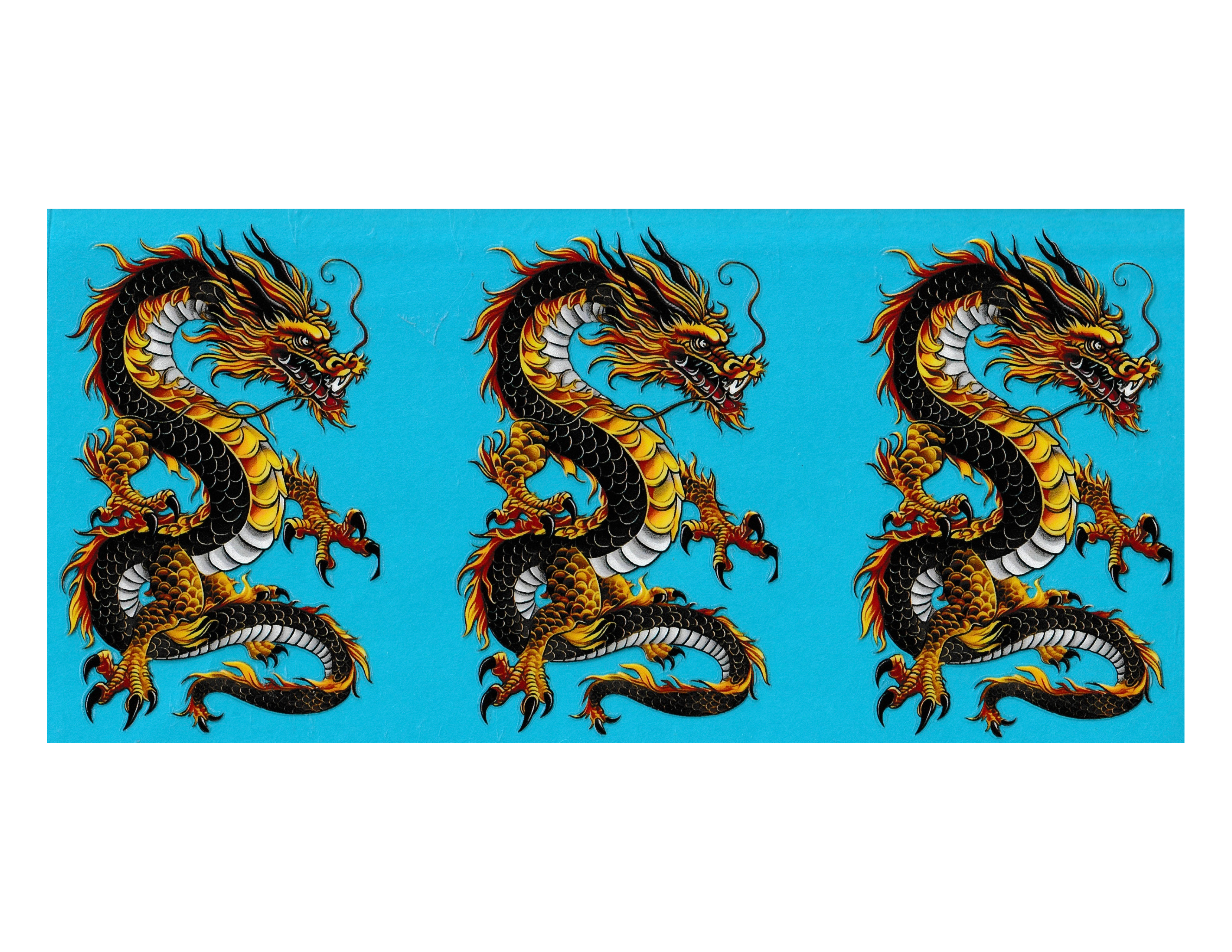 16oz Cup Wrap Chinese Dragon