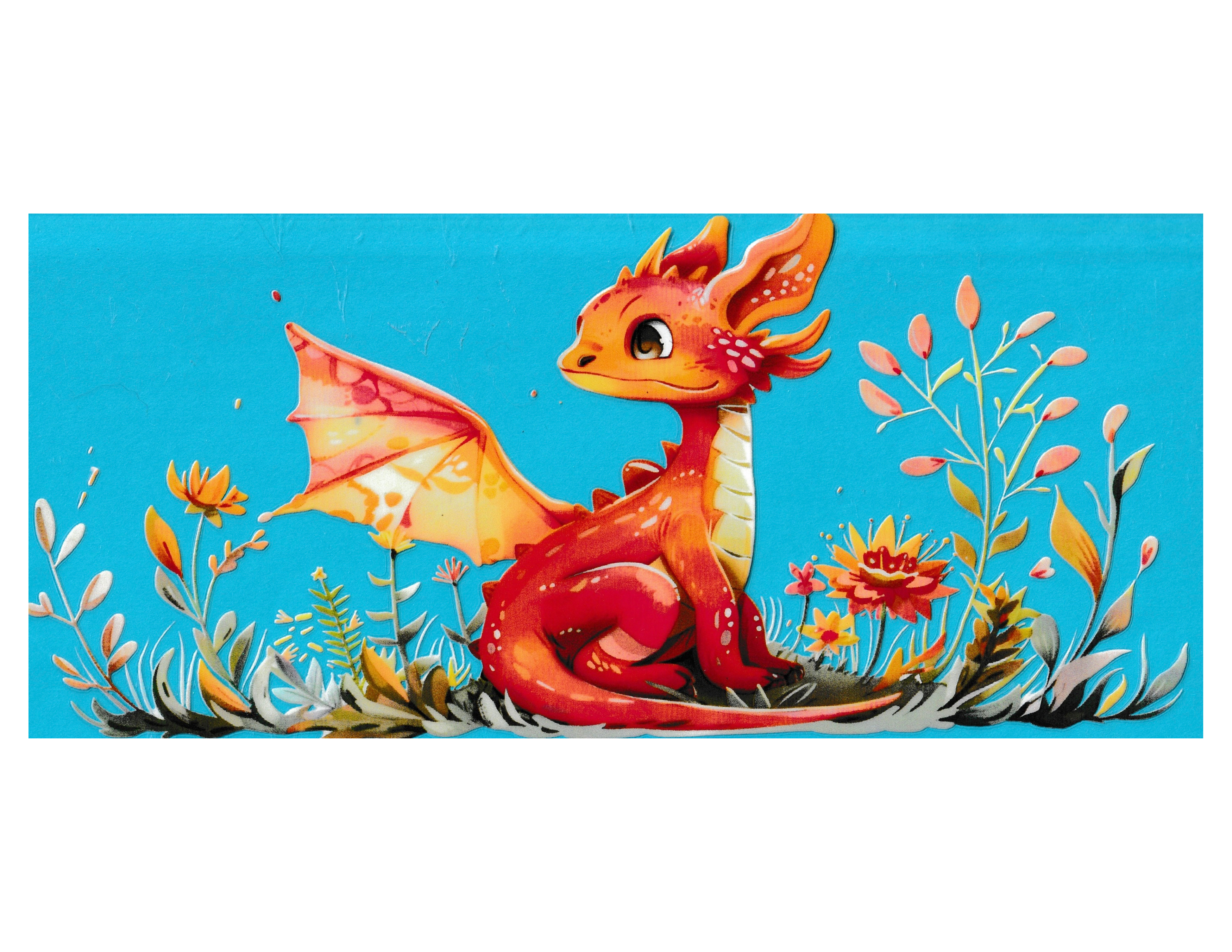 16oz Cup Wrap Baby Dragon