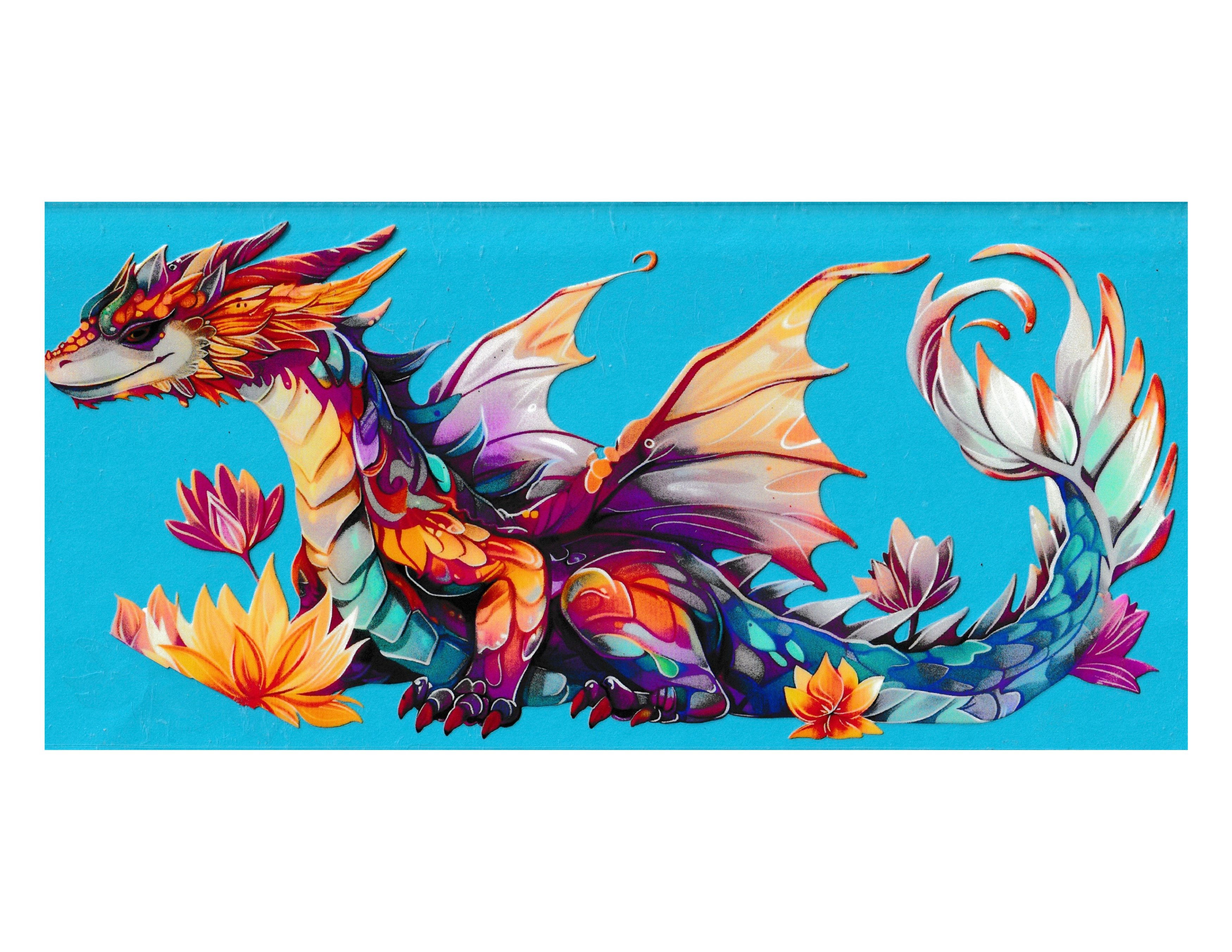 16oz Cup Wrap Dragon