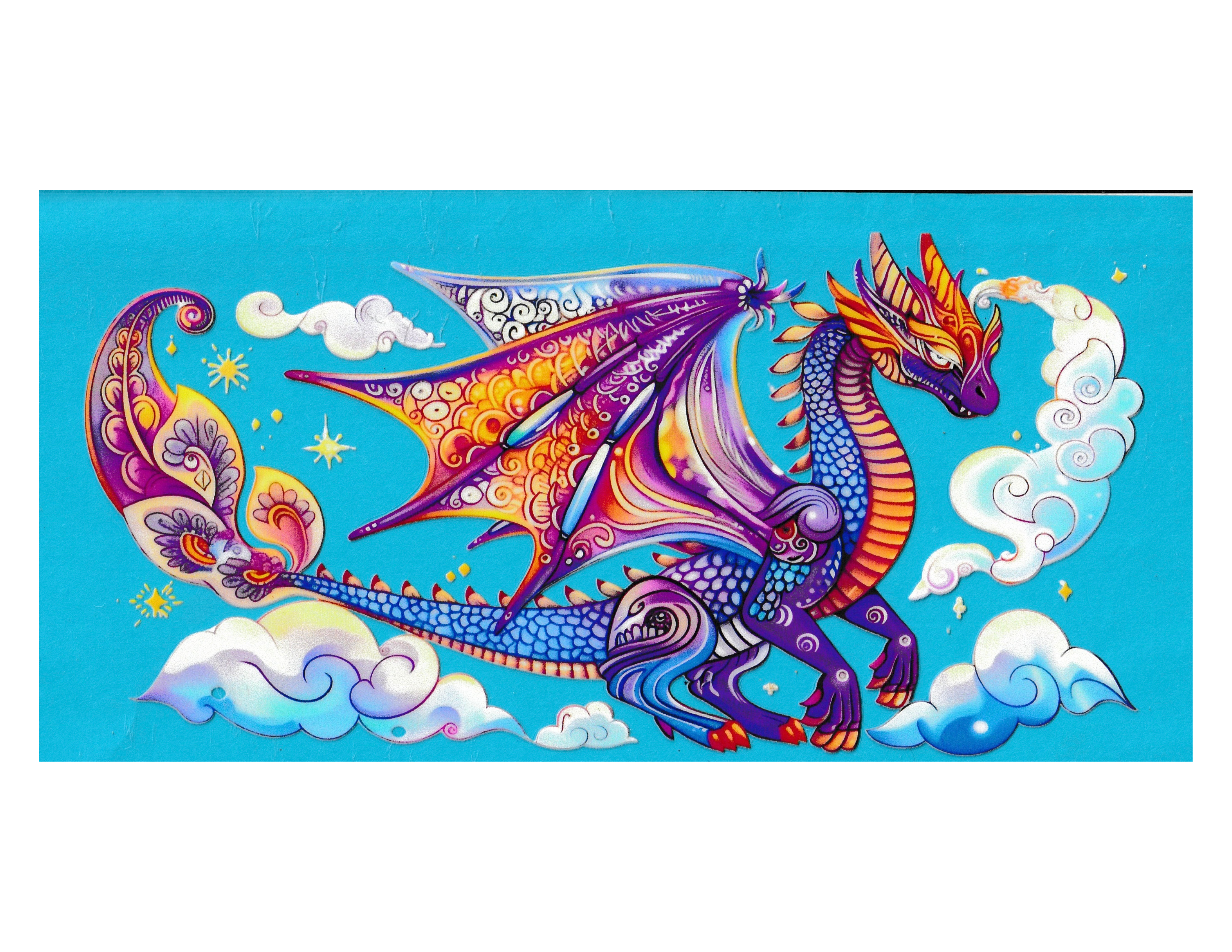 16oz Cup Wrap Dragon