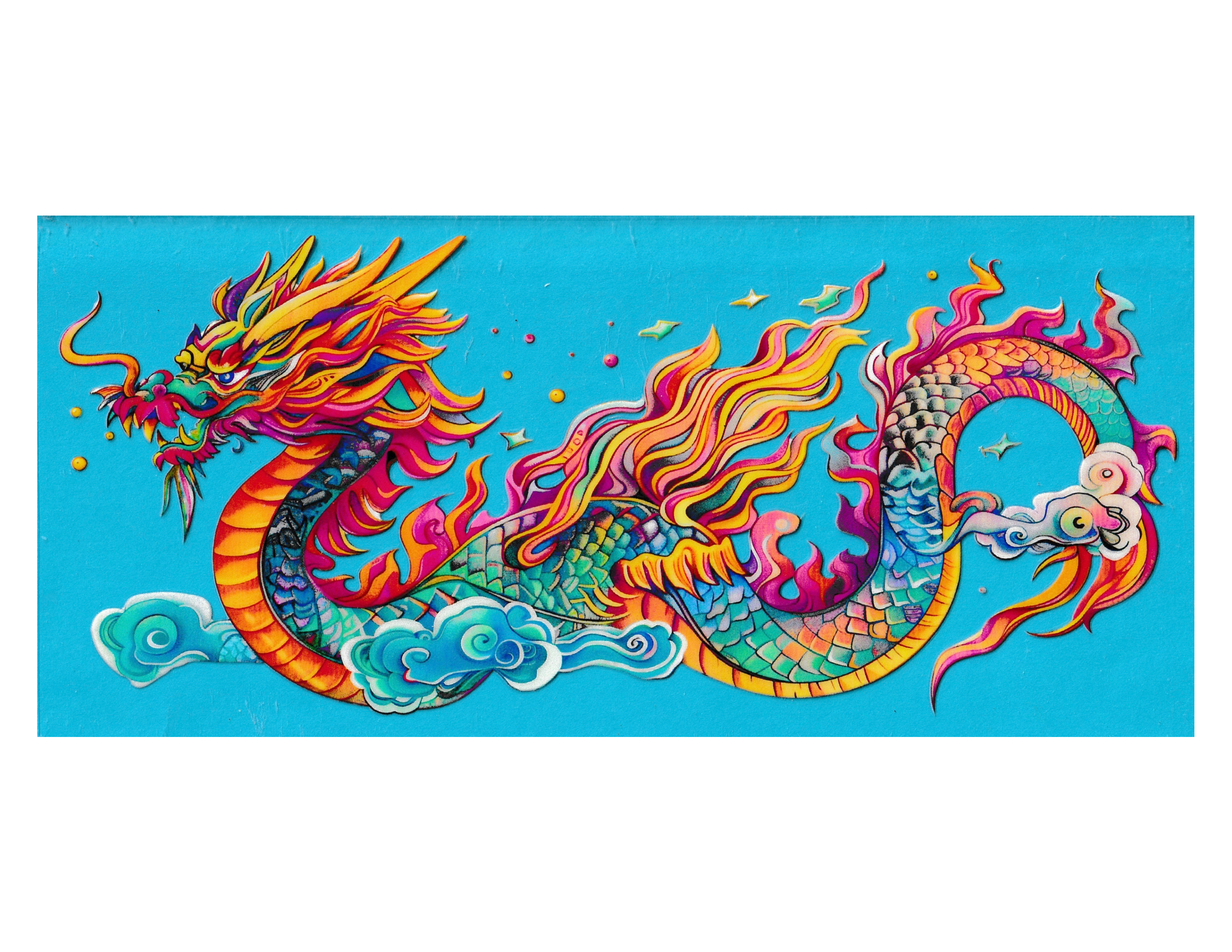 16oz Cup Wrap Dragon