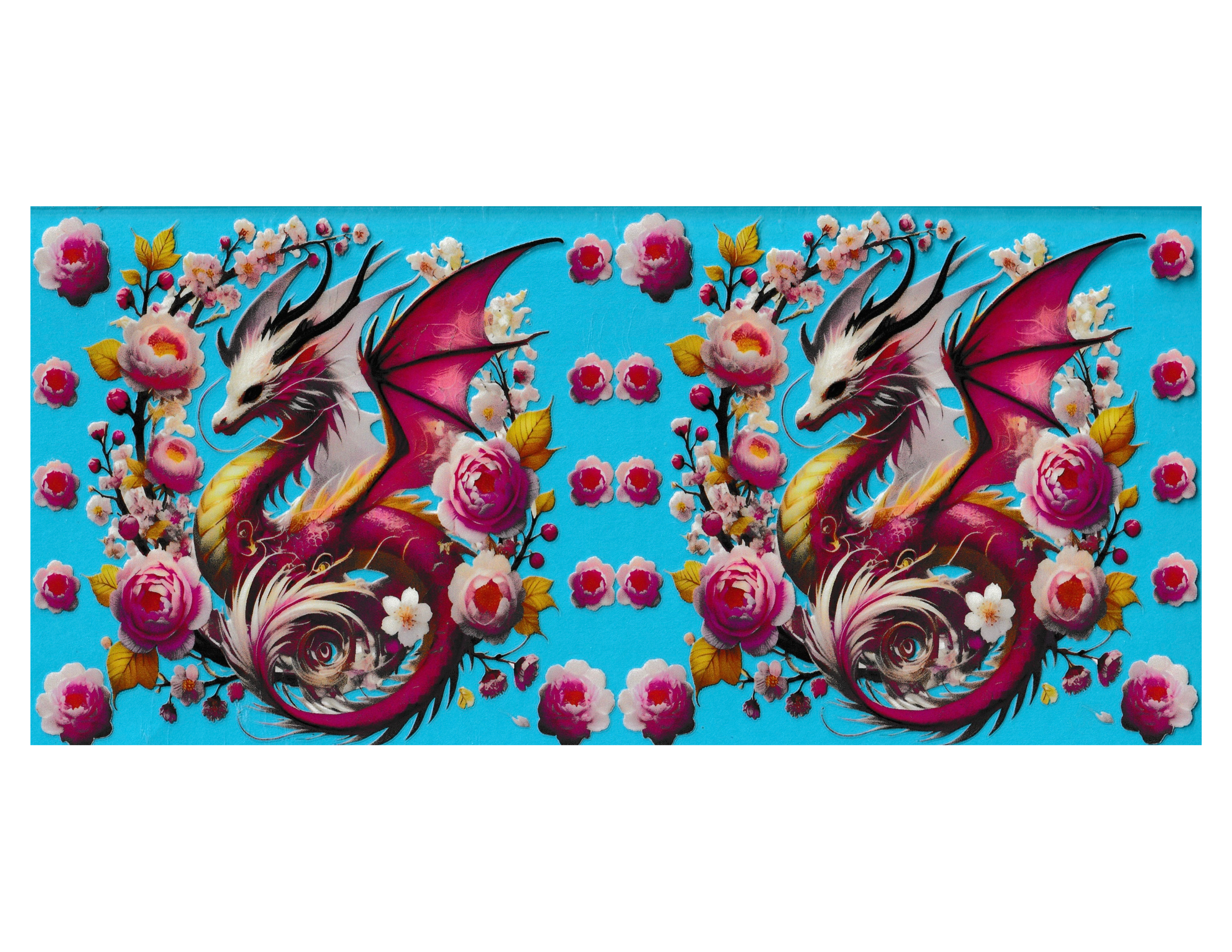 16oz Cup Wrap Dragon