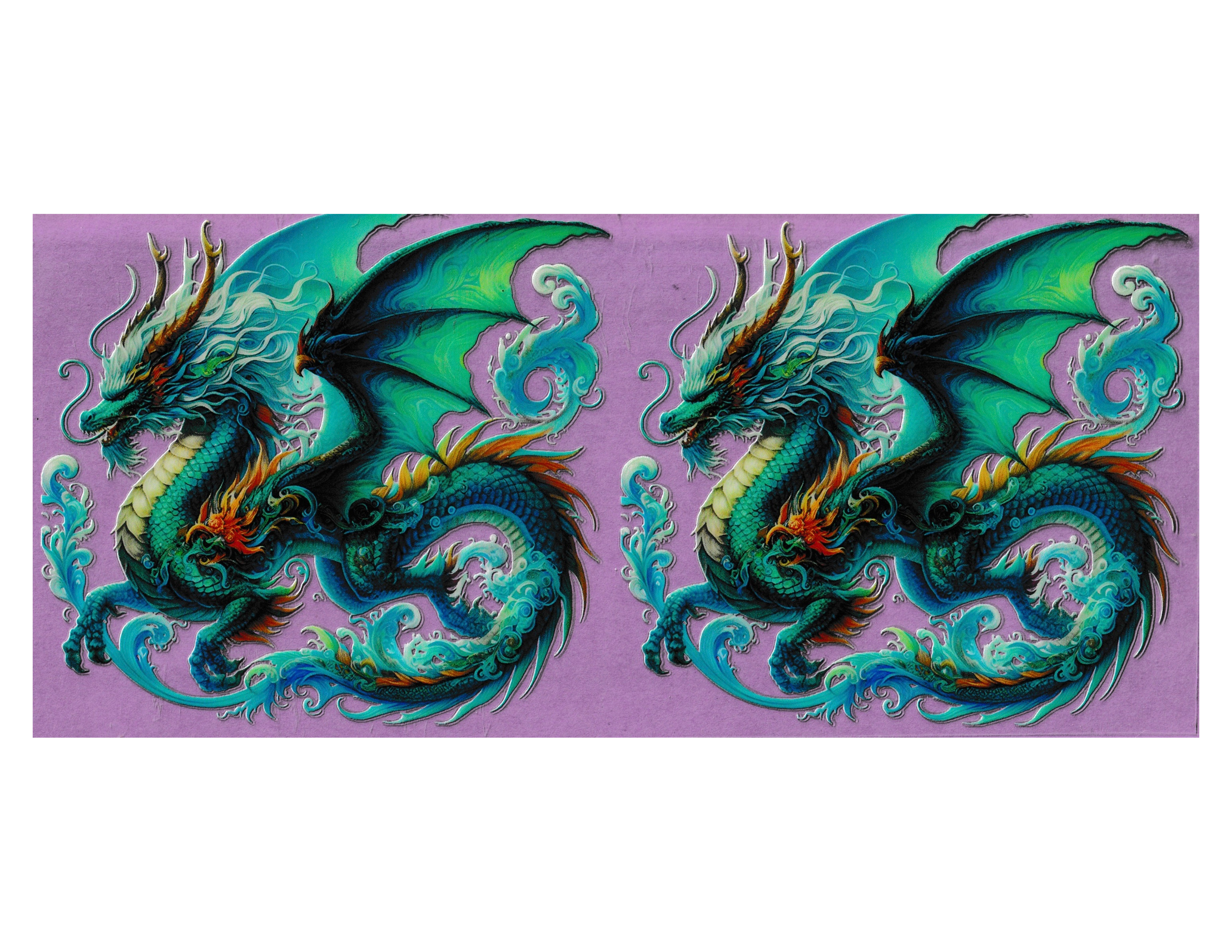 16oz Cup Wrap Dragon