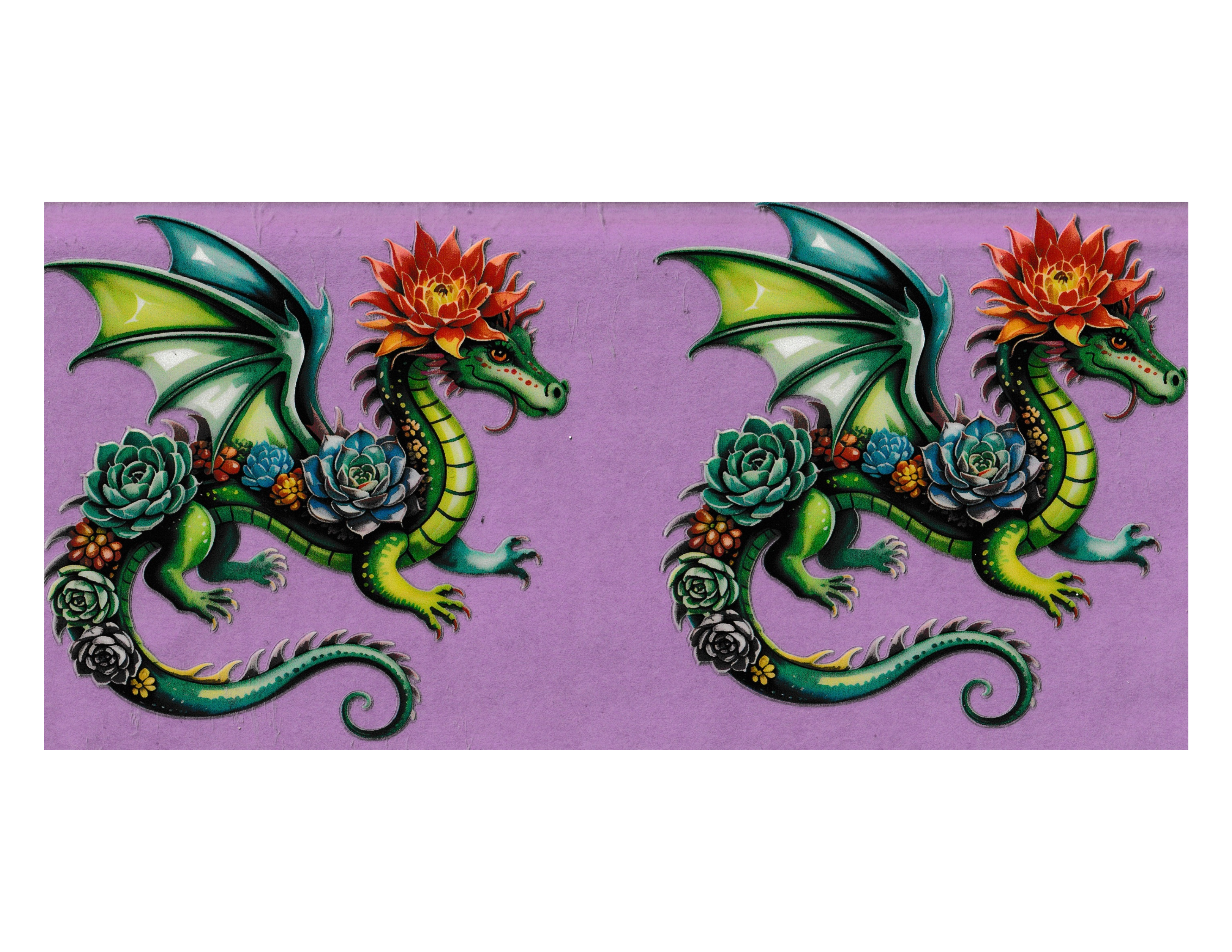 16oz Cup Wrap Dragon