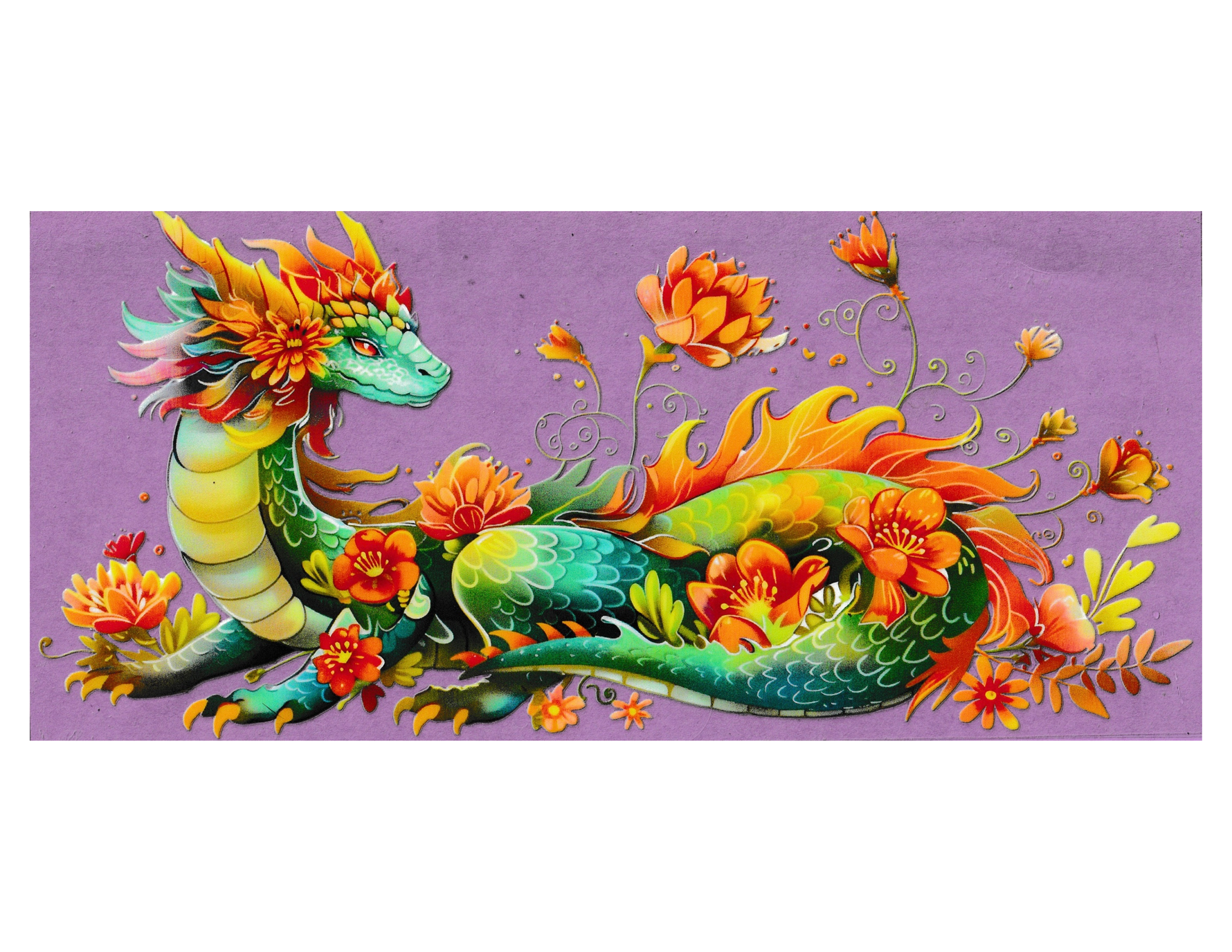 16oz Cup Wrap Dragon