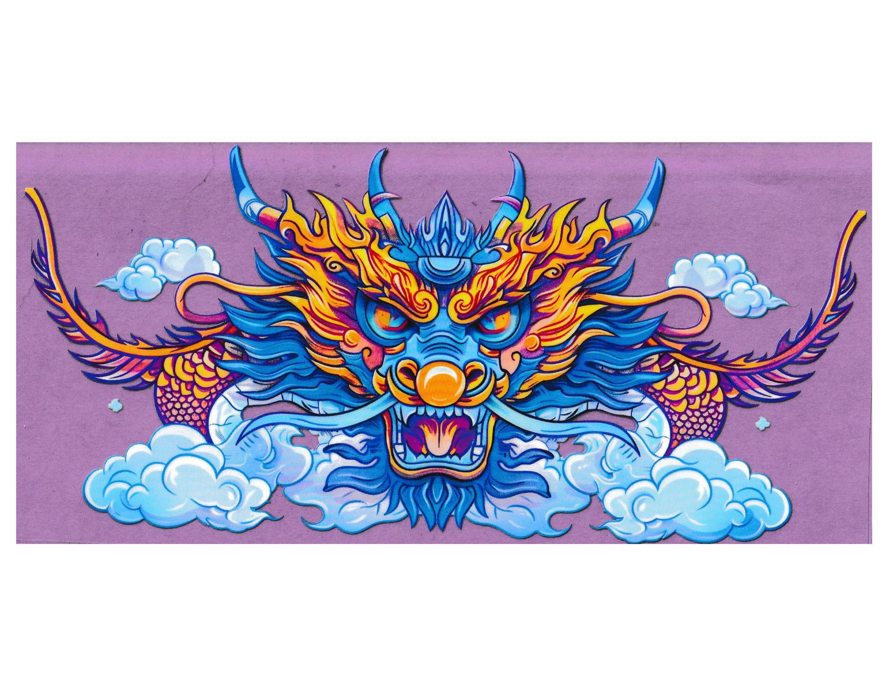16oz Cup Wrap Dragon Head