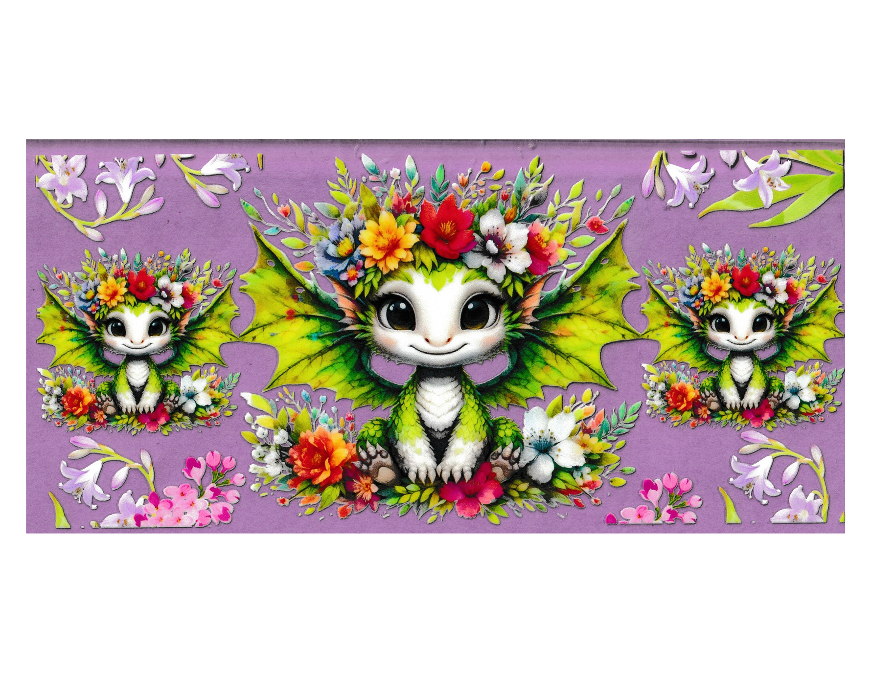 16oz Cup Wrap Dragon