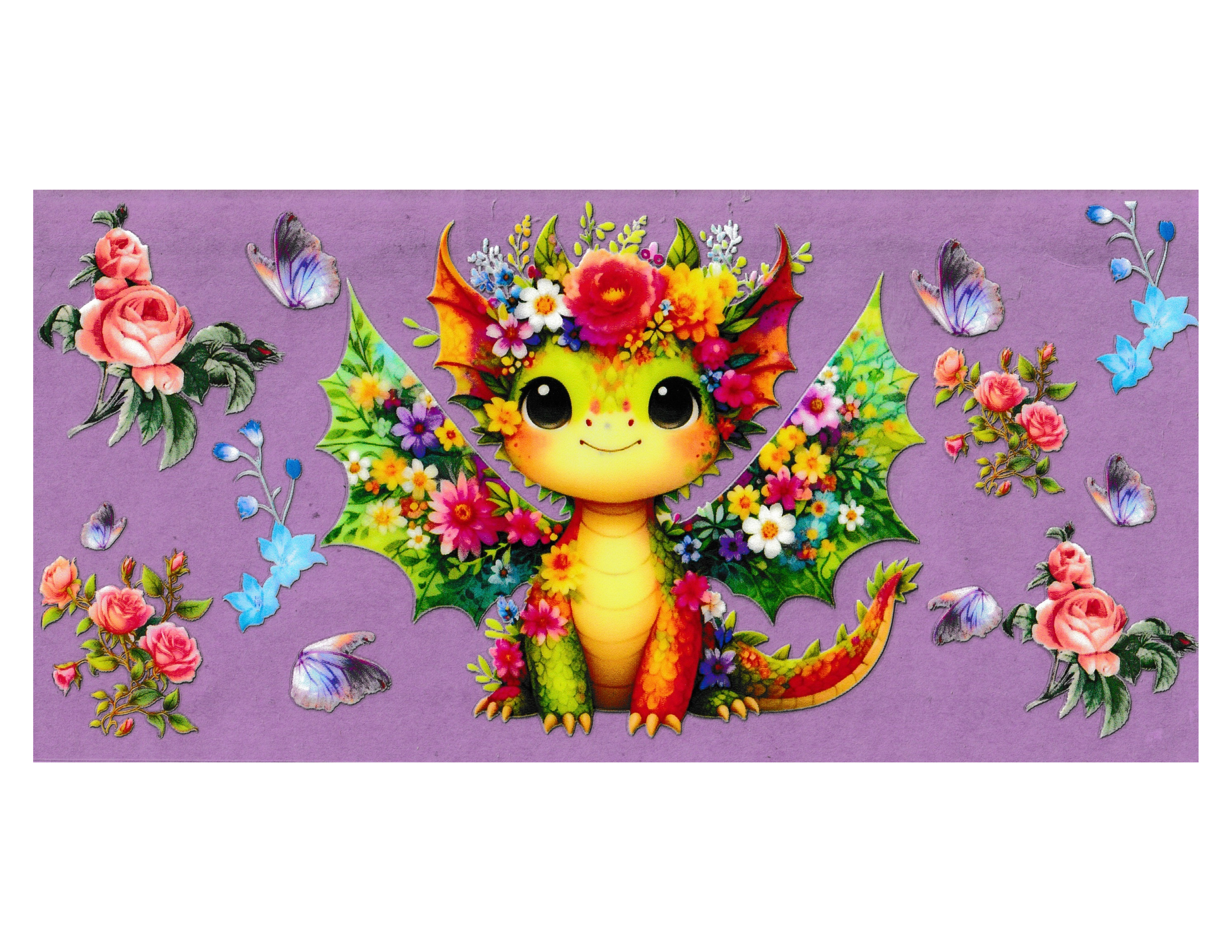 16oz Cup Wrap Dragon