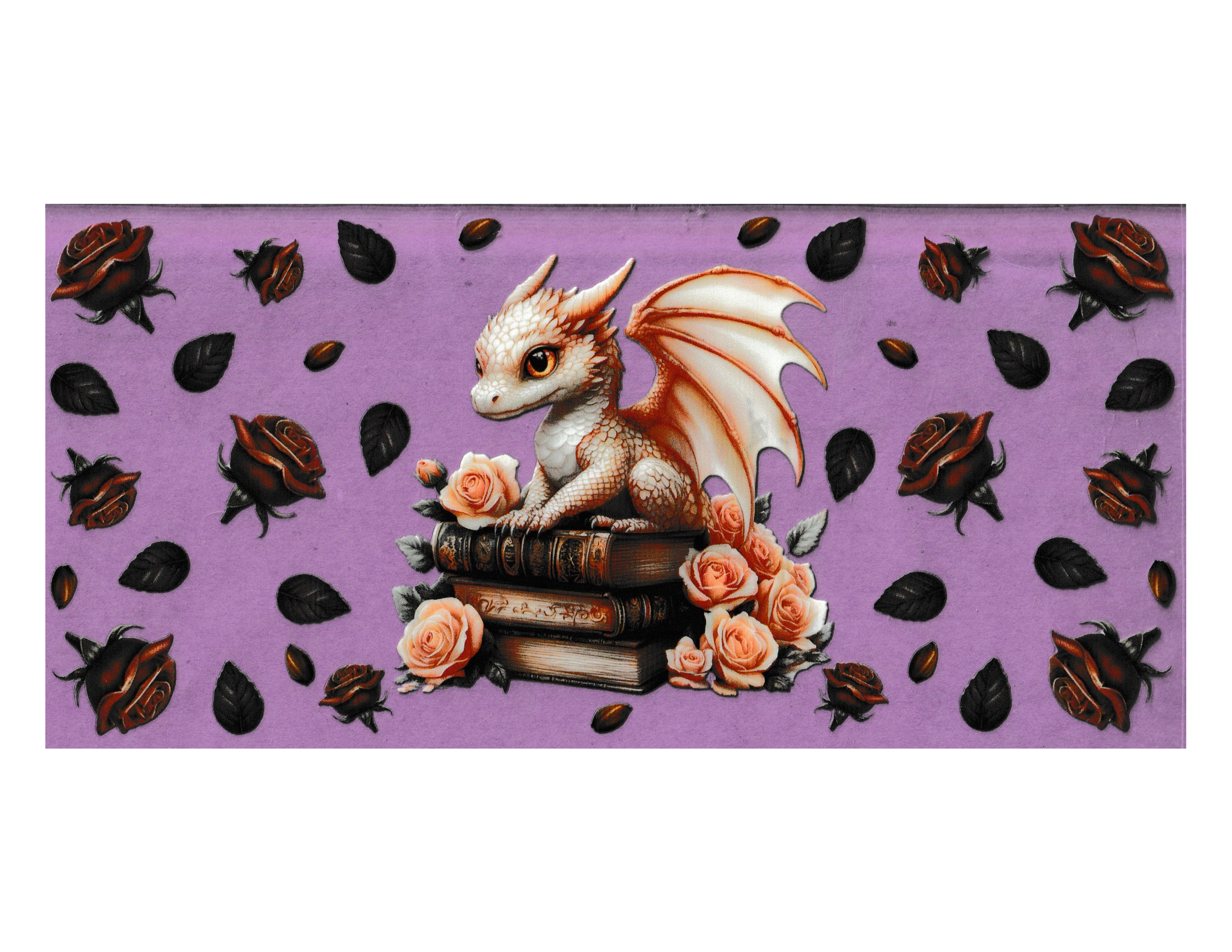 16oz Cup Wrap Book Dragon