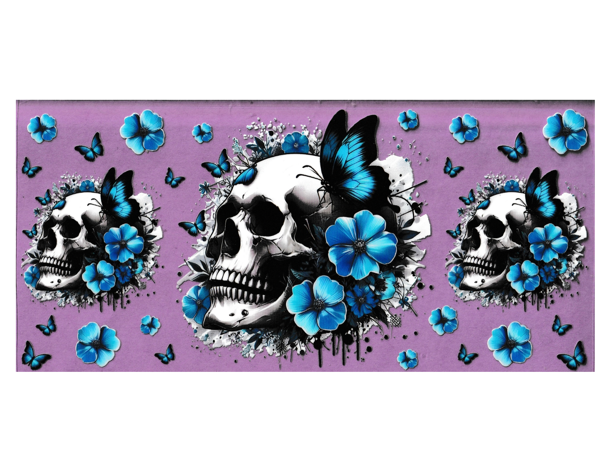 16oz Cup Wrap Skull