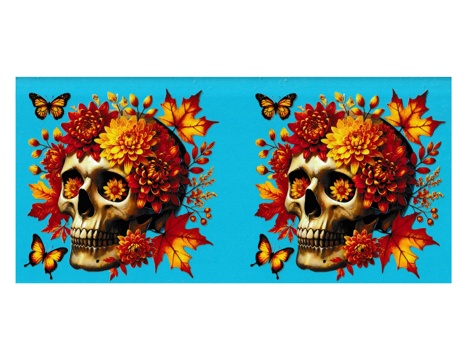 16oz Cup Wrap Skull
