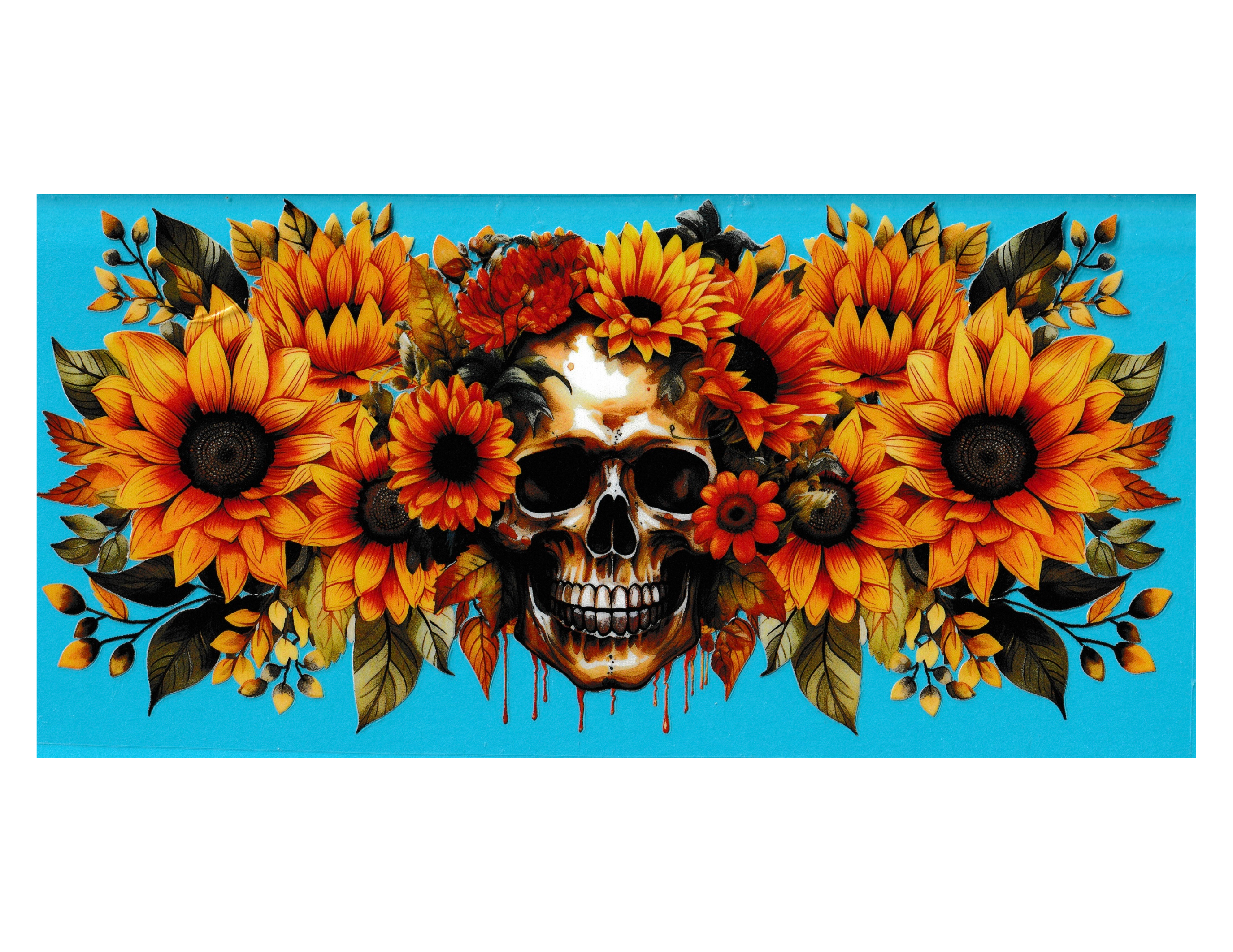 16oz Cup Wrap Skull