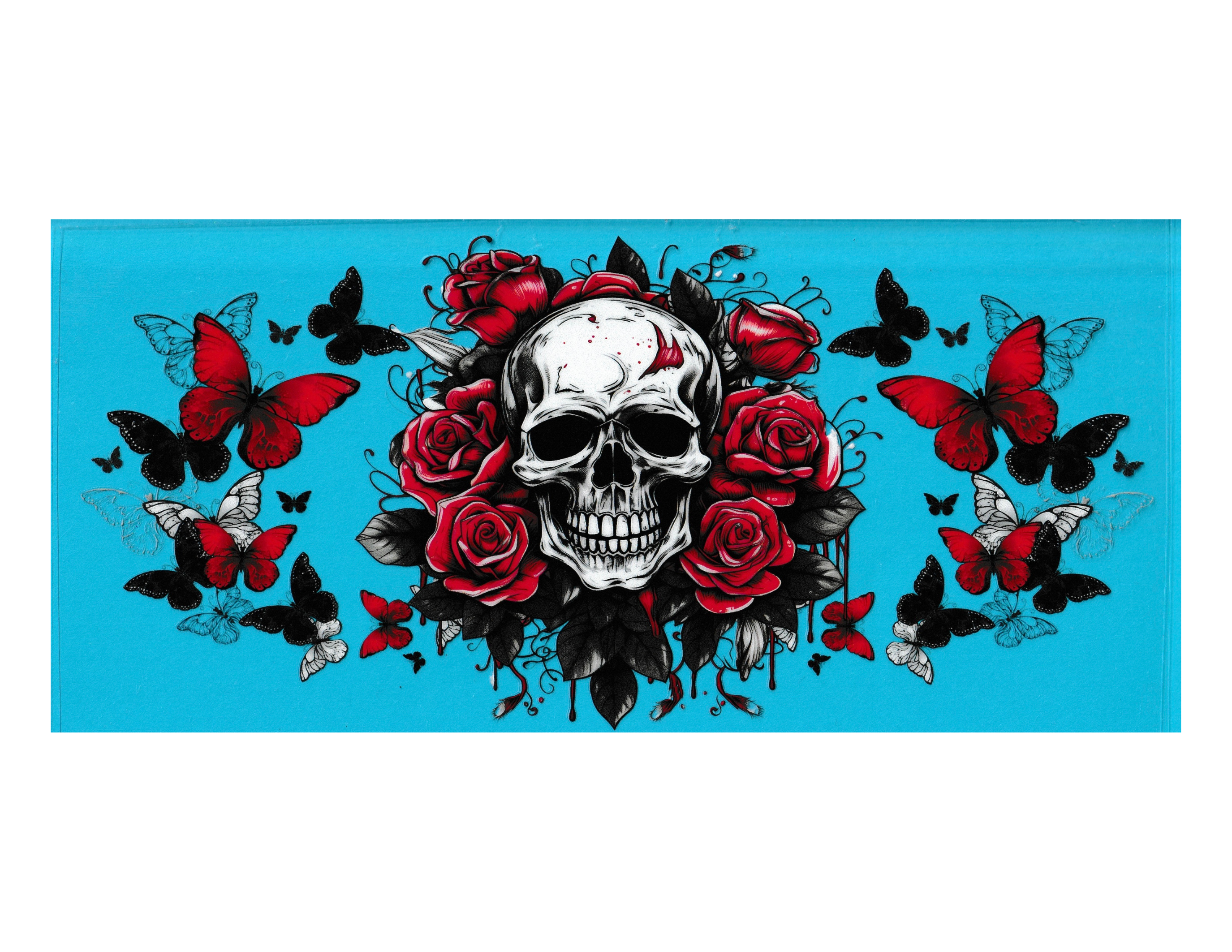 16oz Cup Wrap Skull