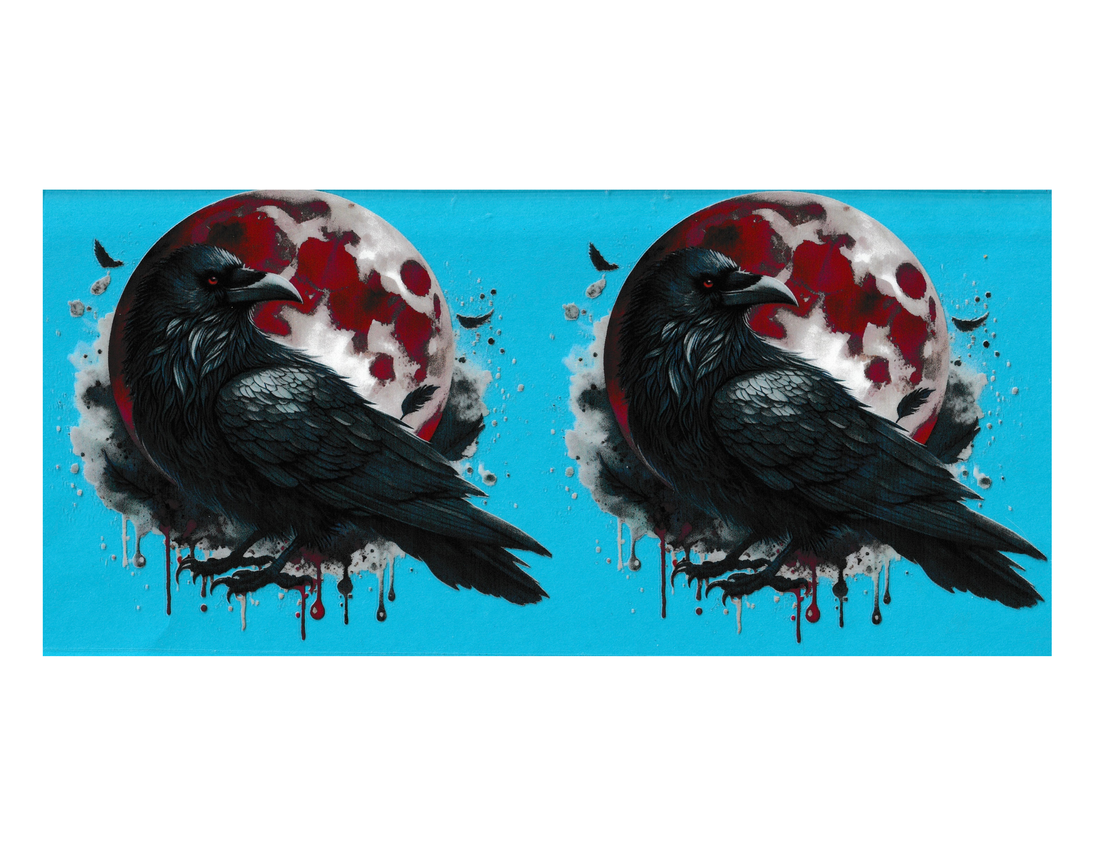 16oz Cup Wrap Raven