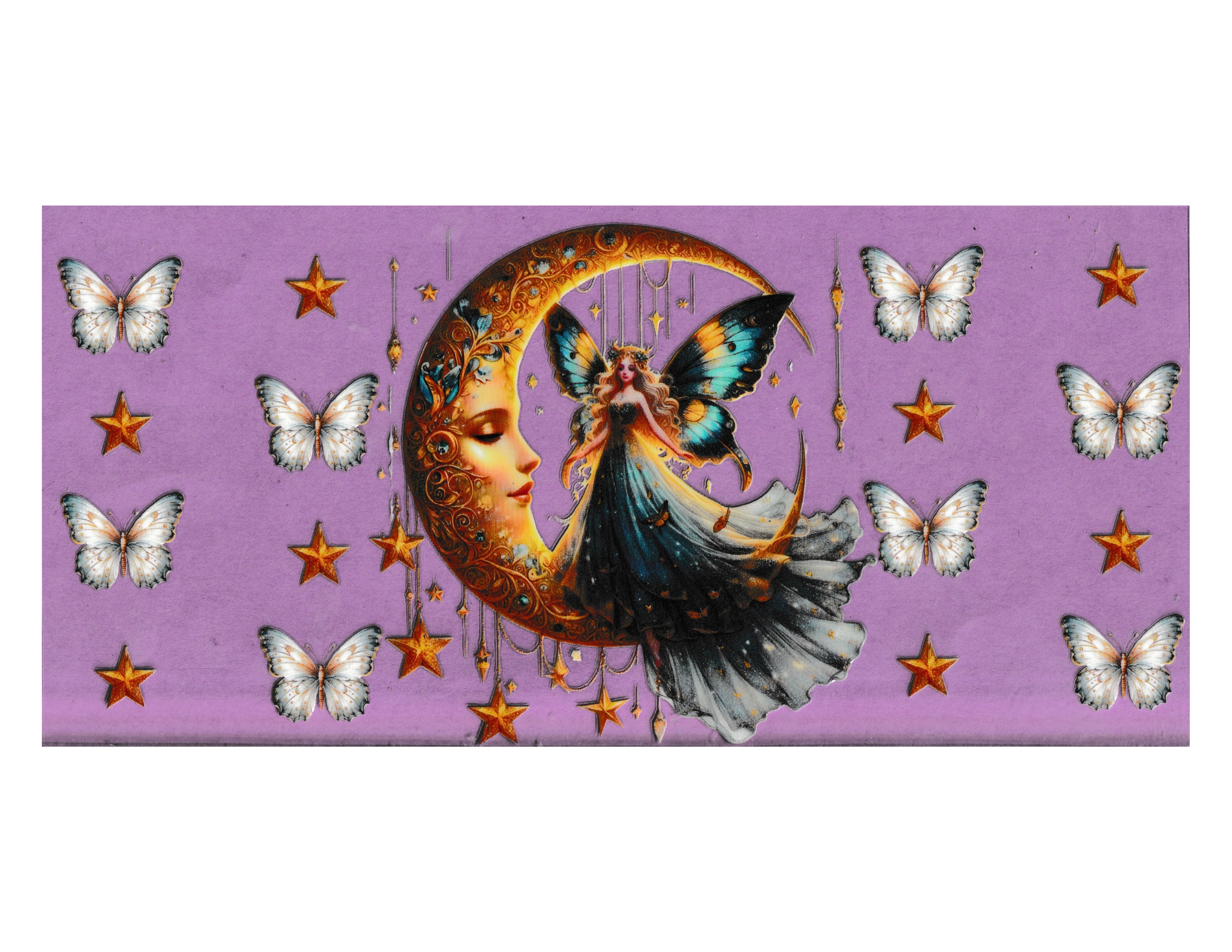 16oz Cup Wrap Moon
