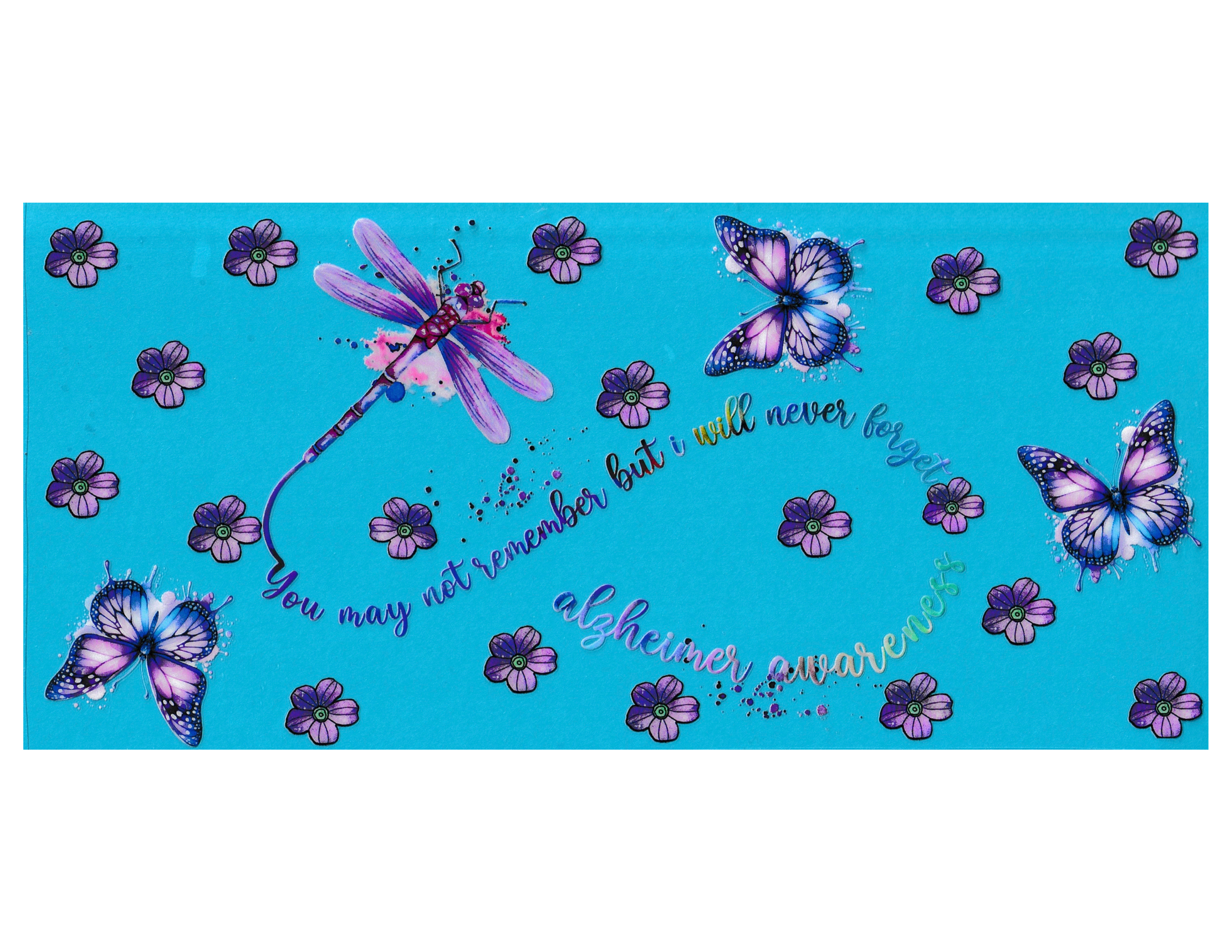 16oz Cup Wrap Alzheimer’s Awareness
