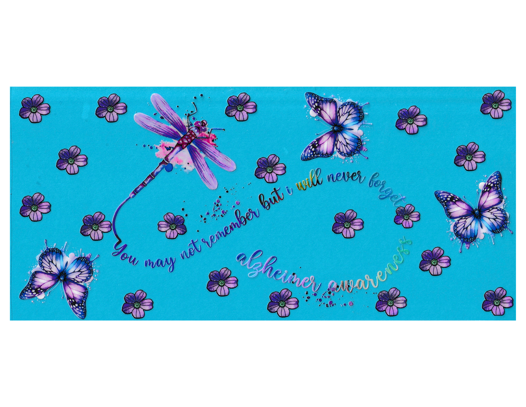 16oz Cup Wrap Alzheimer’s Awareness