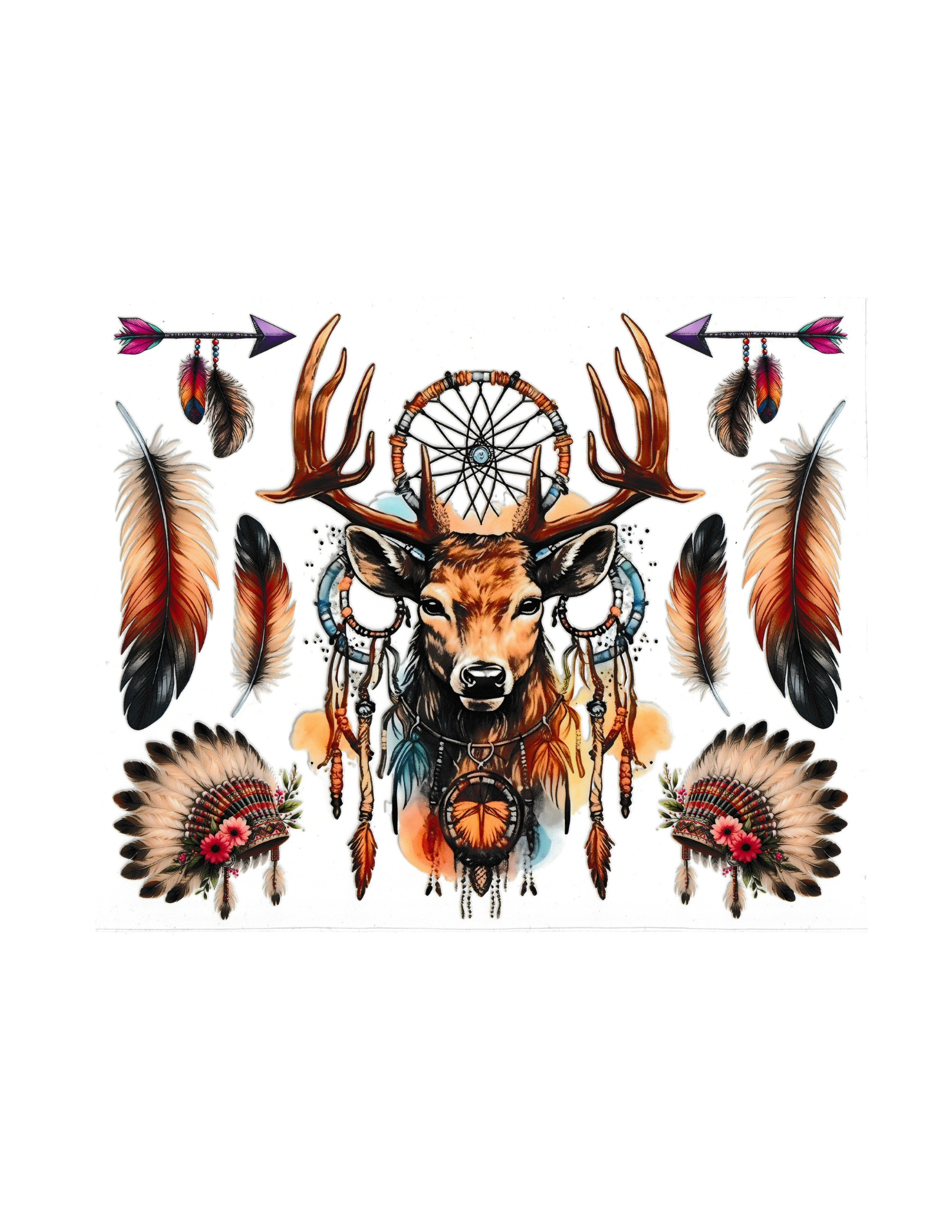 20oz Cup Wrap Dreamcatcher #2