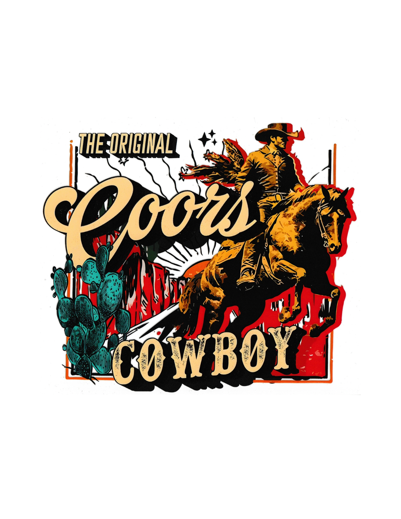 20oz Cup Wrap Western #12