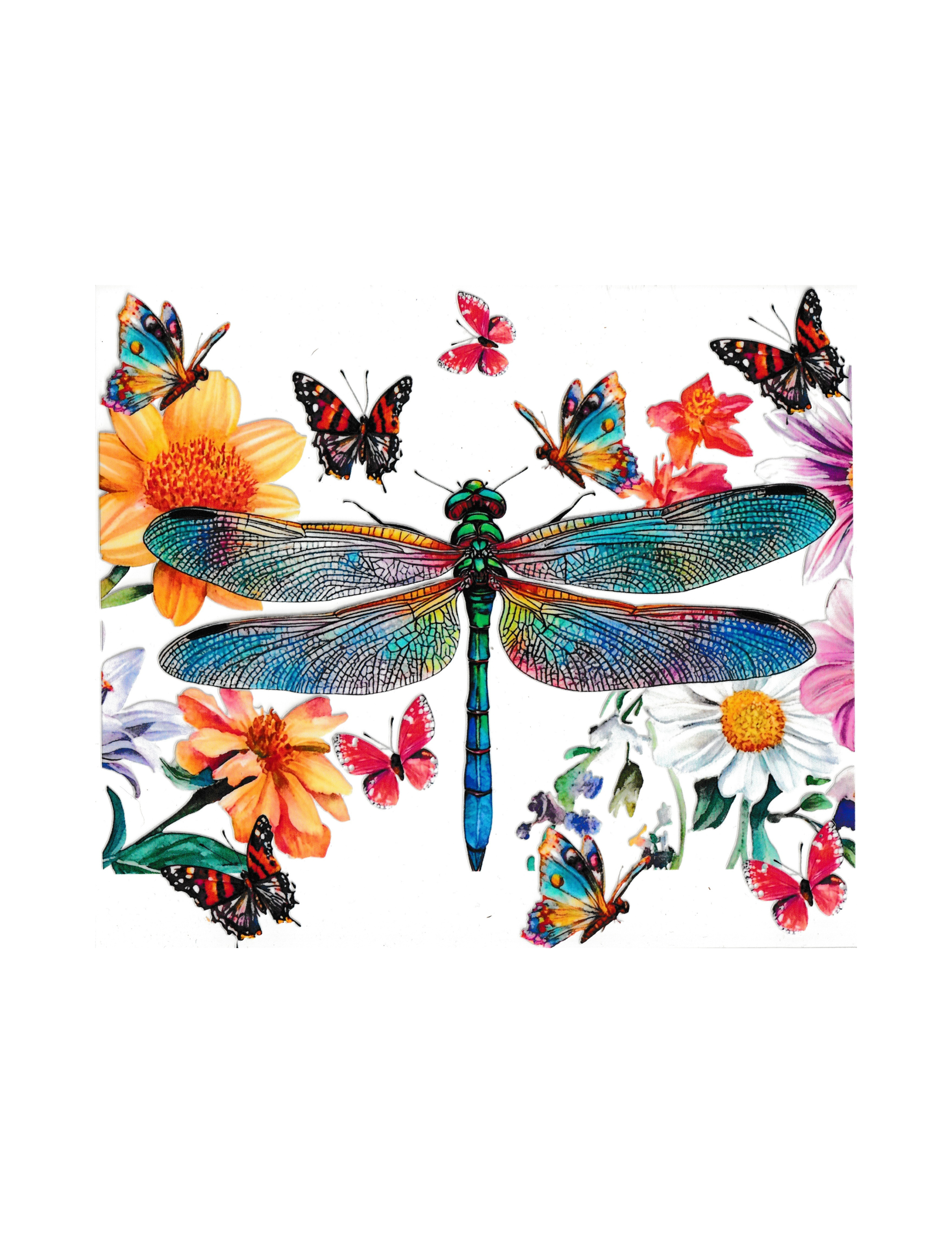 20oz Cup Wrap Butterfly #3