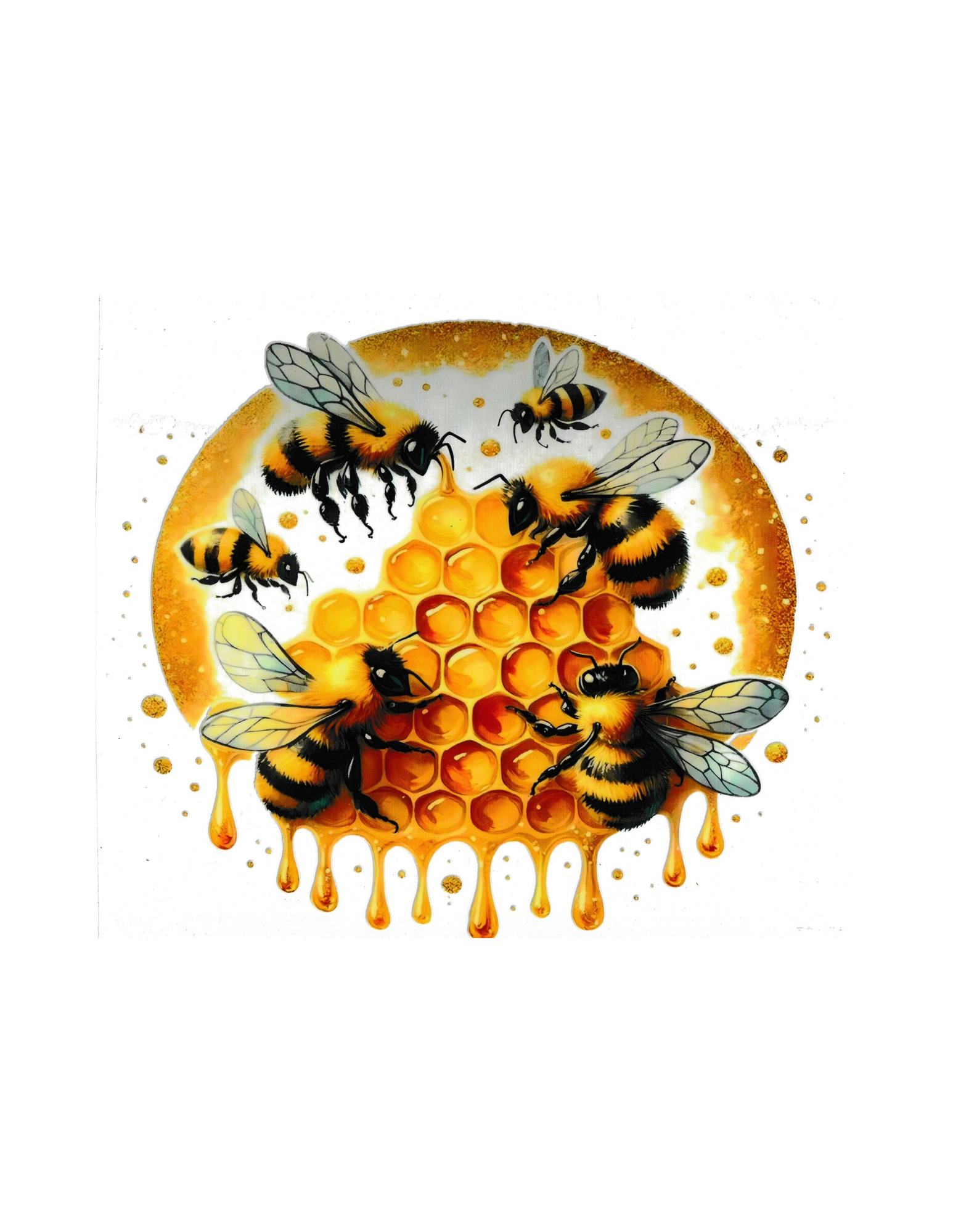 20oz Cup Wrap Bee #1
