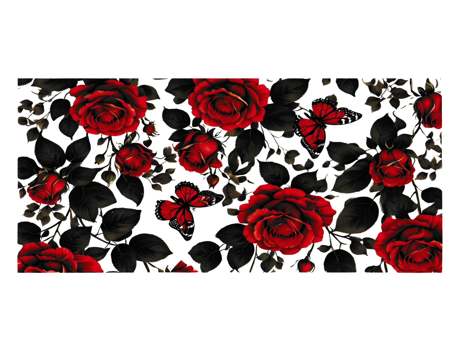 16oz Cup Wrap Roses