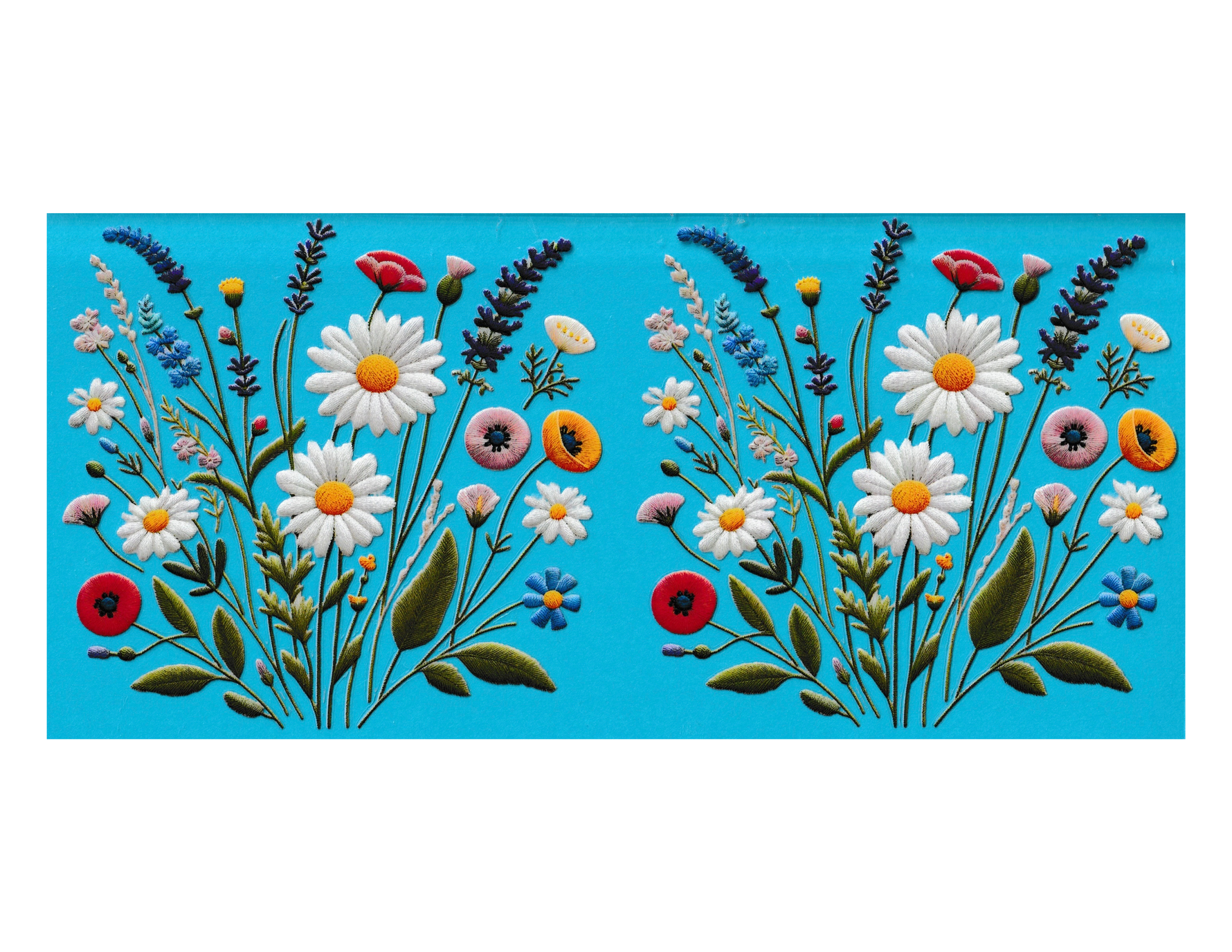 16oz Cup Wrap Wildflowers