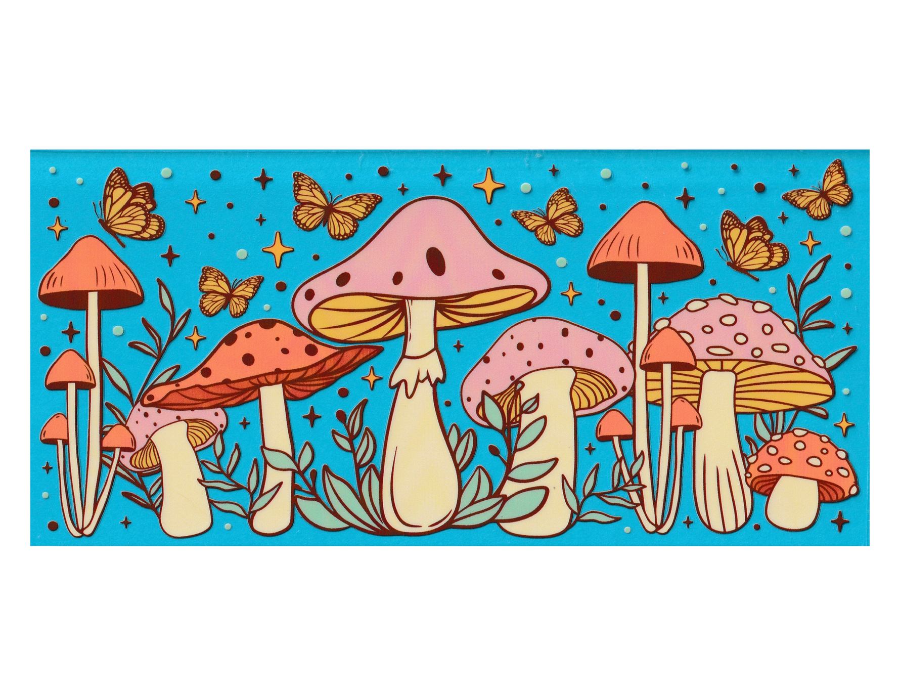 16oz Cup Wrap Mushrooms