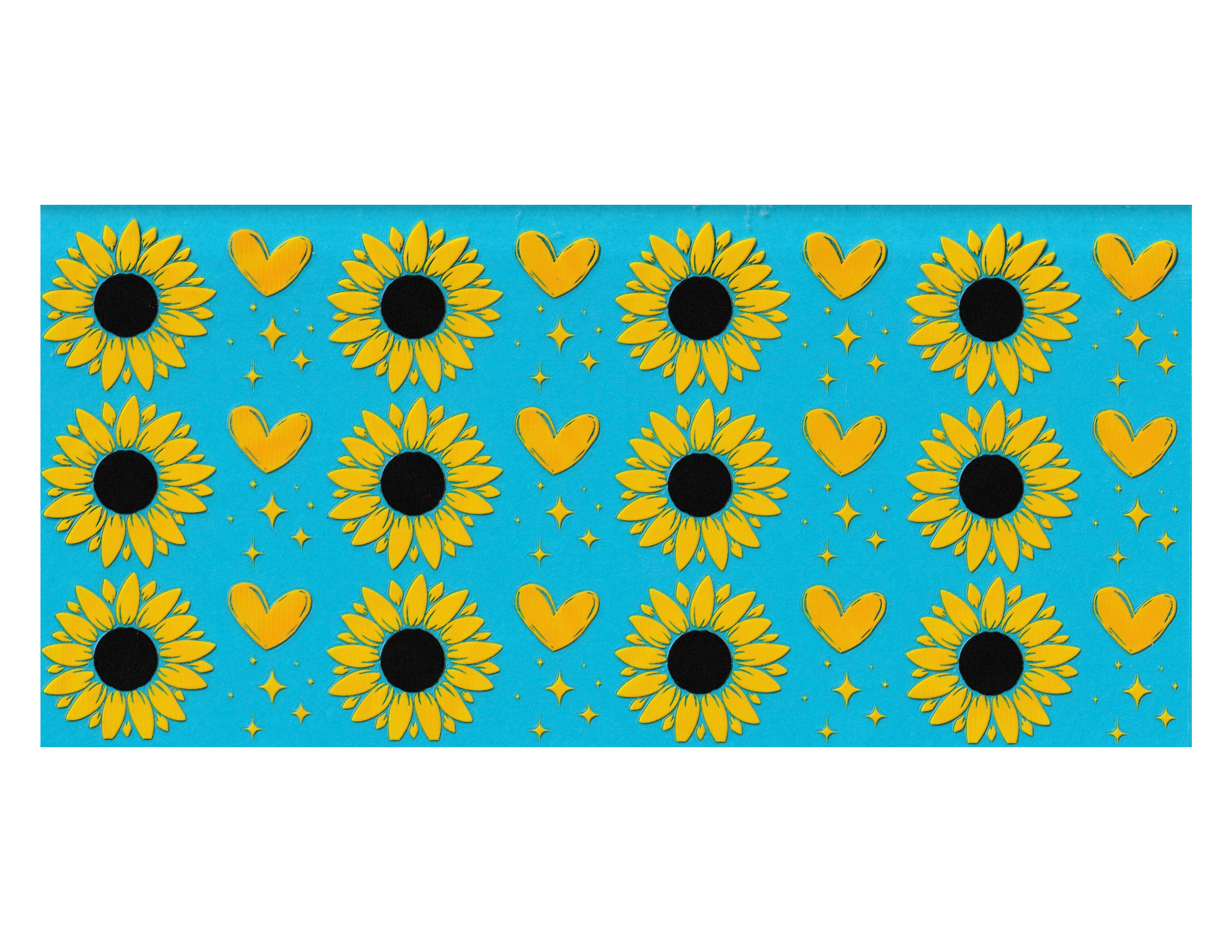 16oz Cup Wrap Sunflower