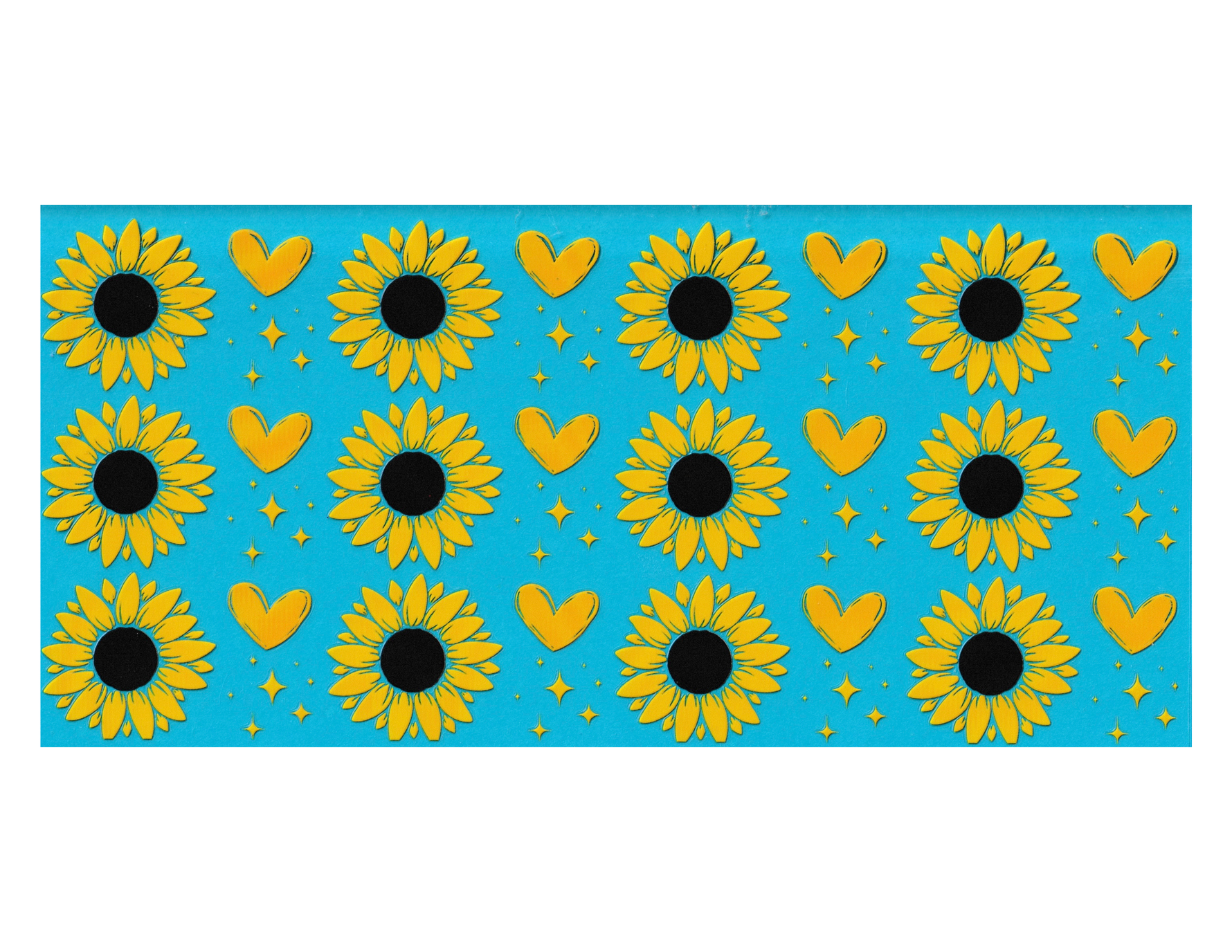 16oz Cup Wrap Sunflower