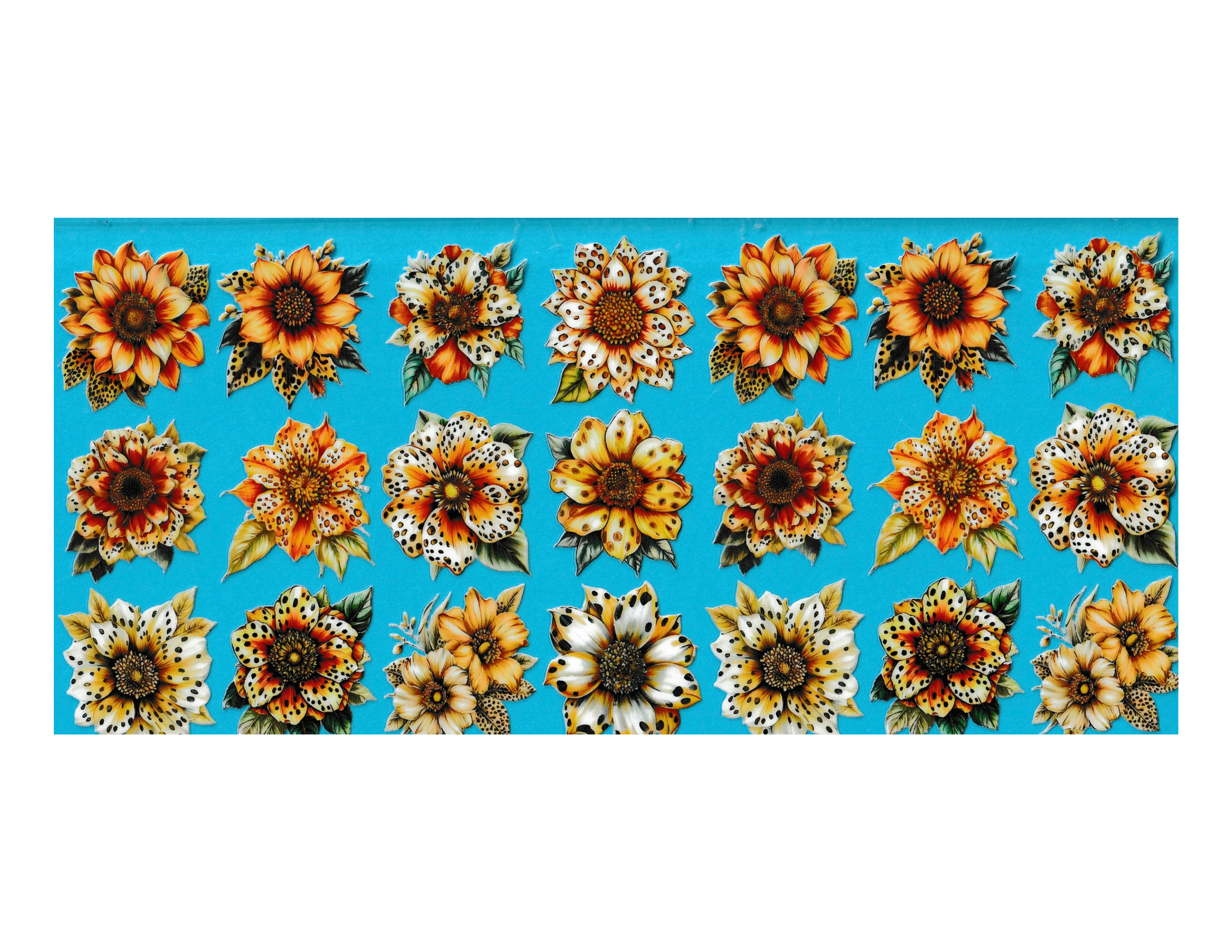 16oz Cup Wrap Sunflower