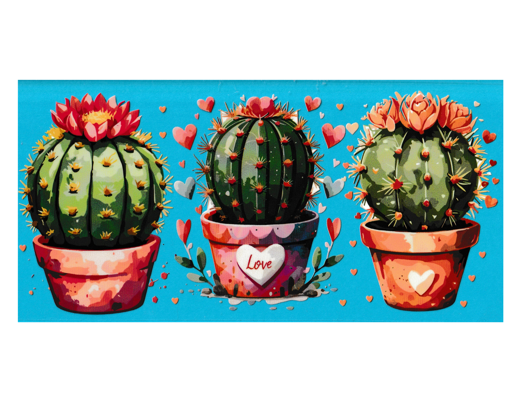 16oz Cup Wrap Cactus
