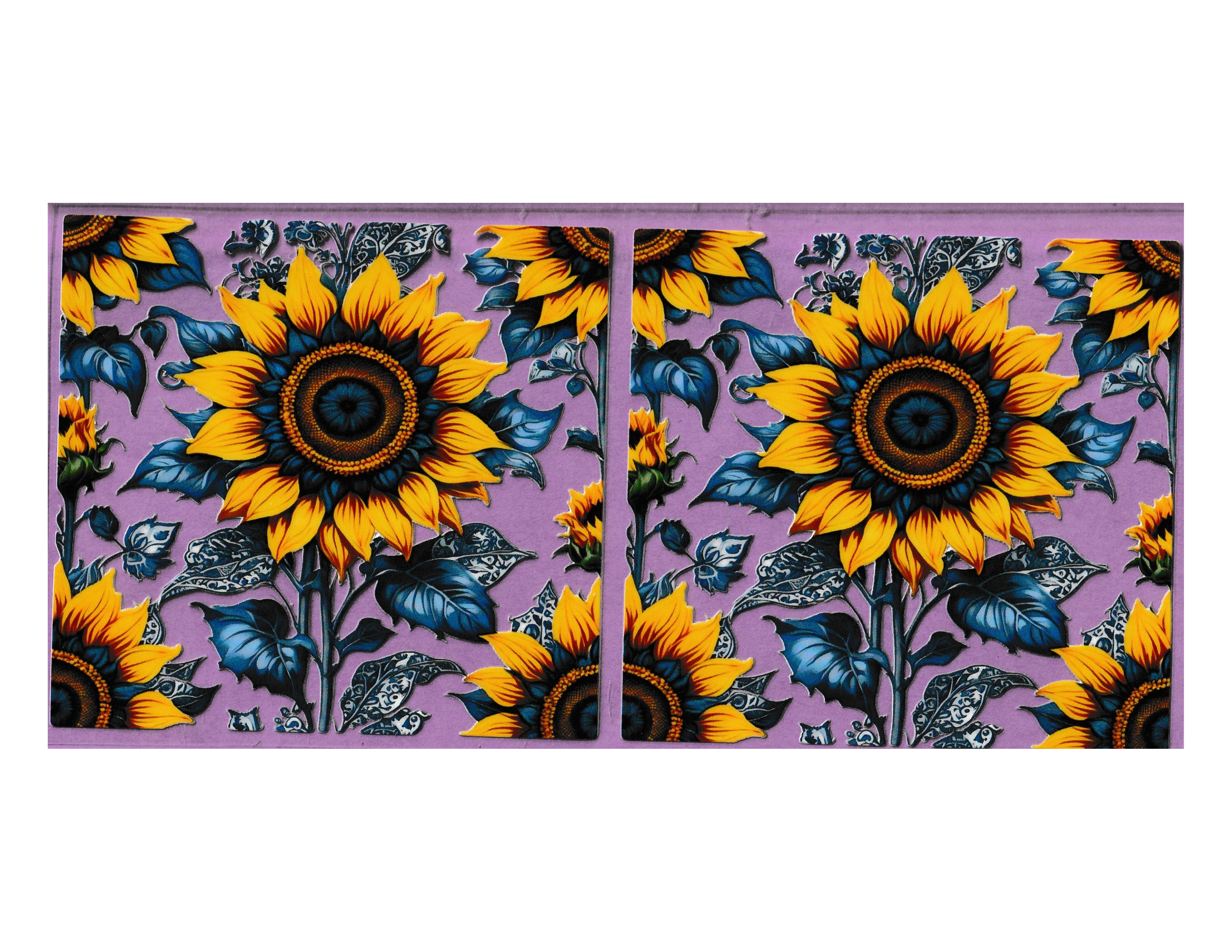 16oz Cup Wrap Sunflowers