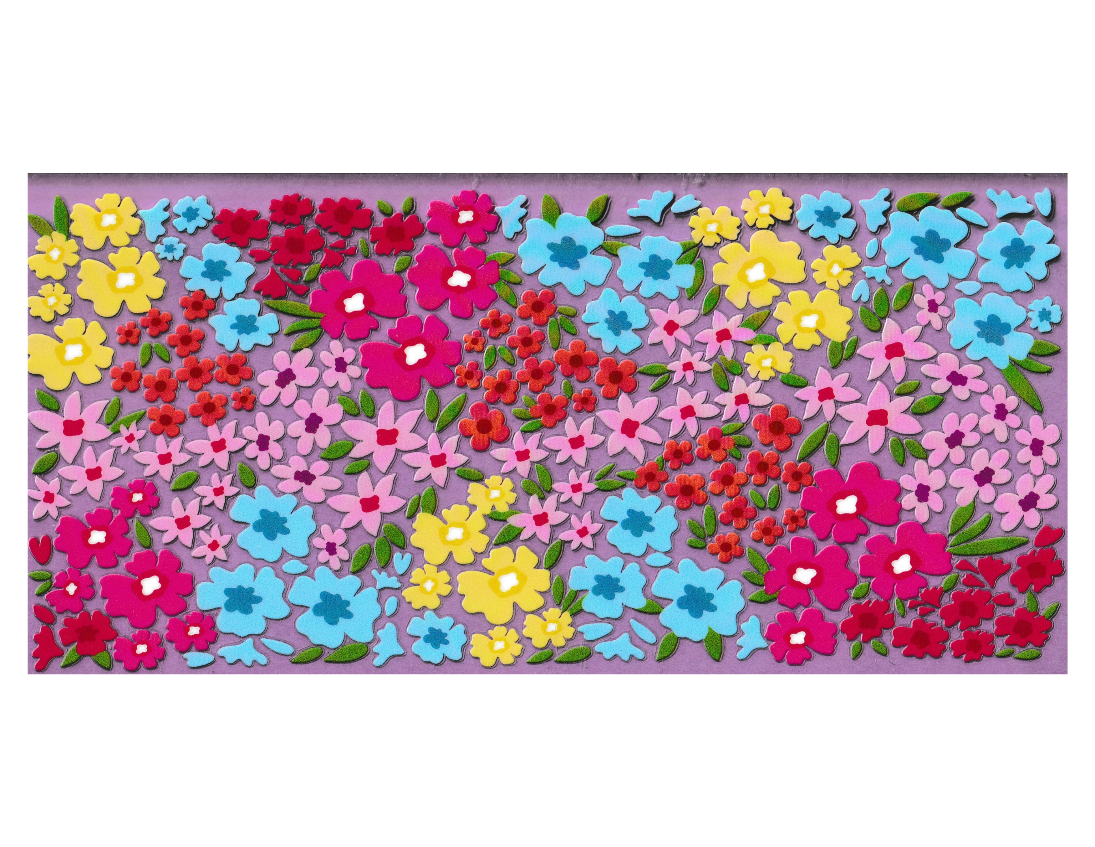 16oz Cup Wrap Flowers