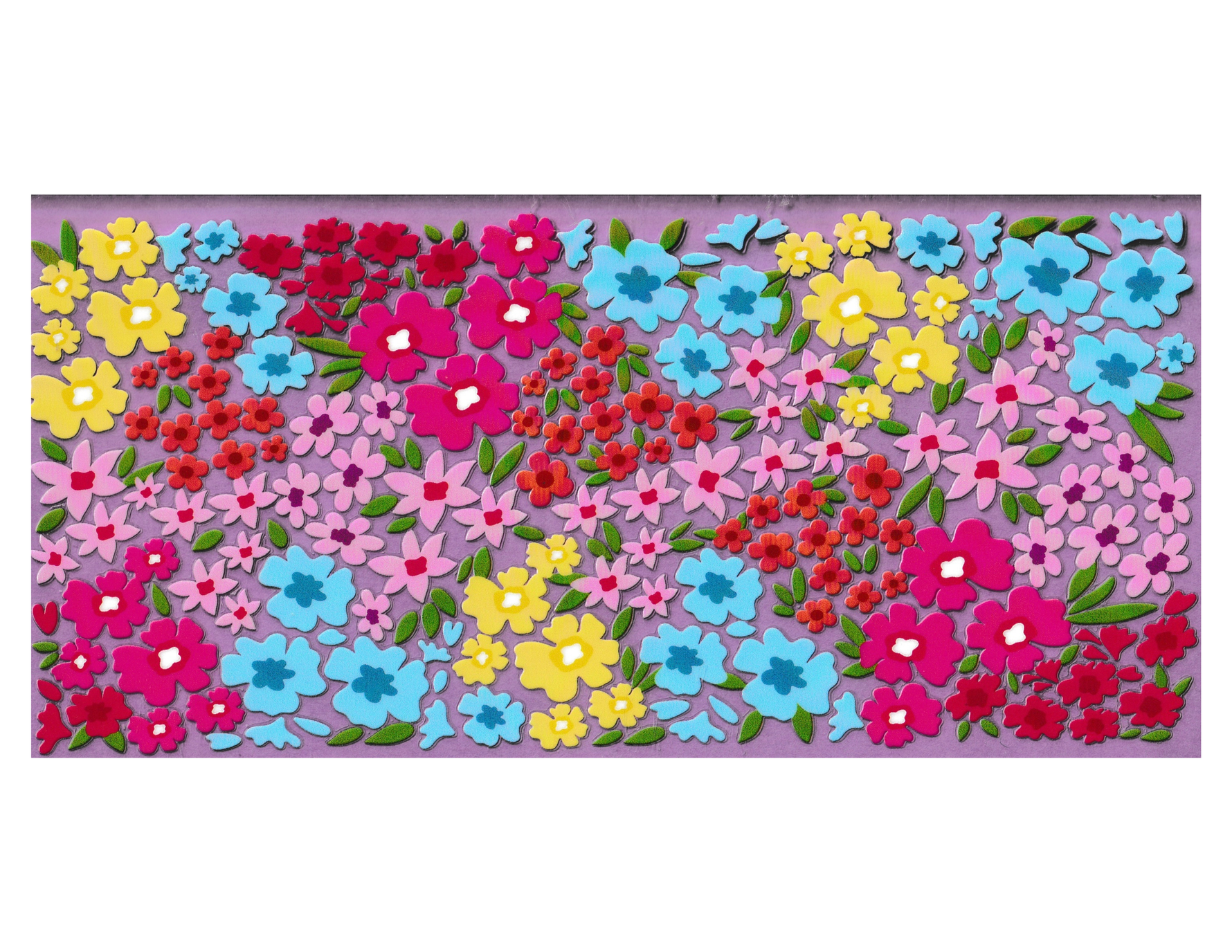 16oz Cup Wrap Flowers