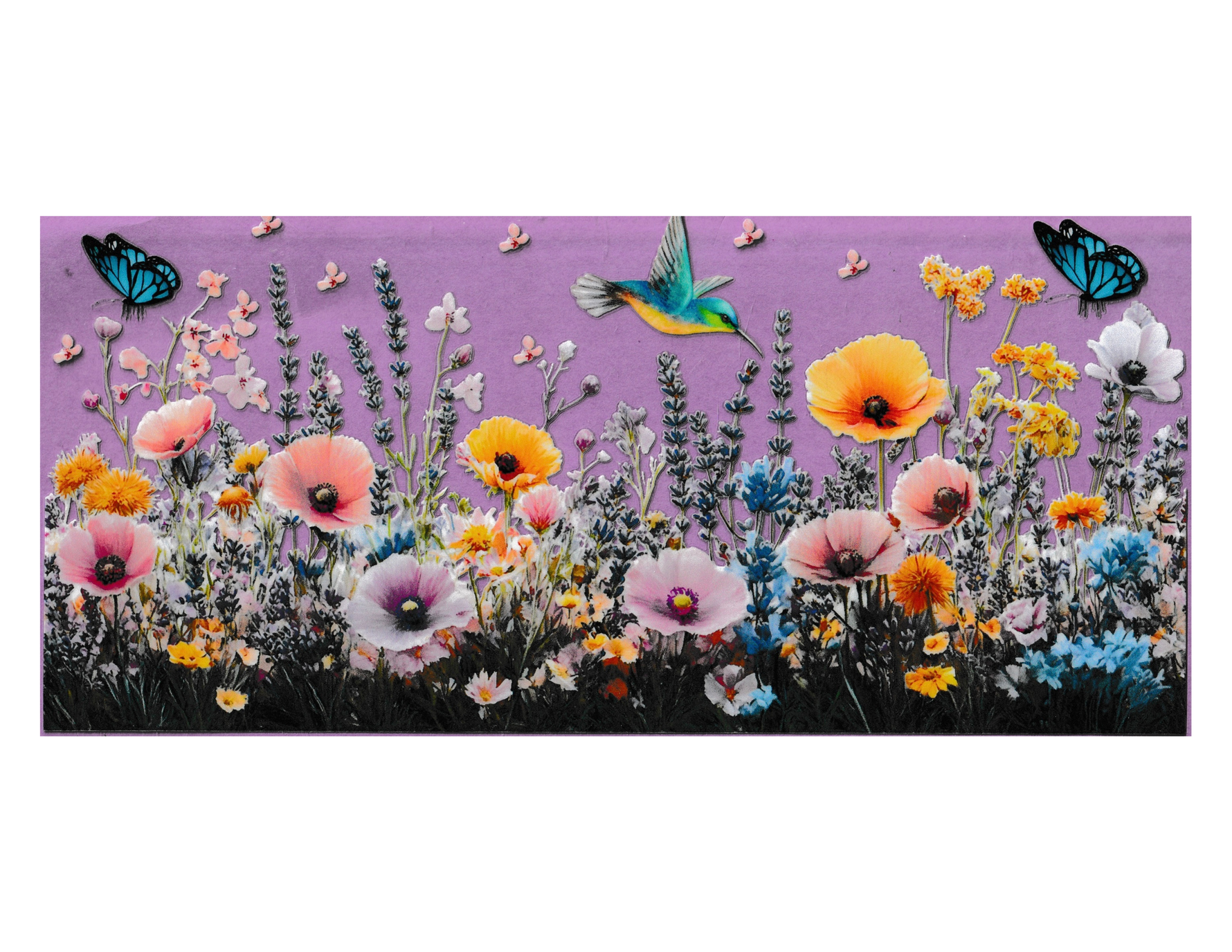 16oz Cup Wrap Wildflowers