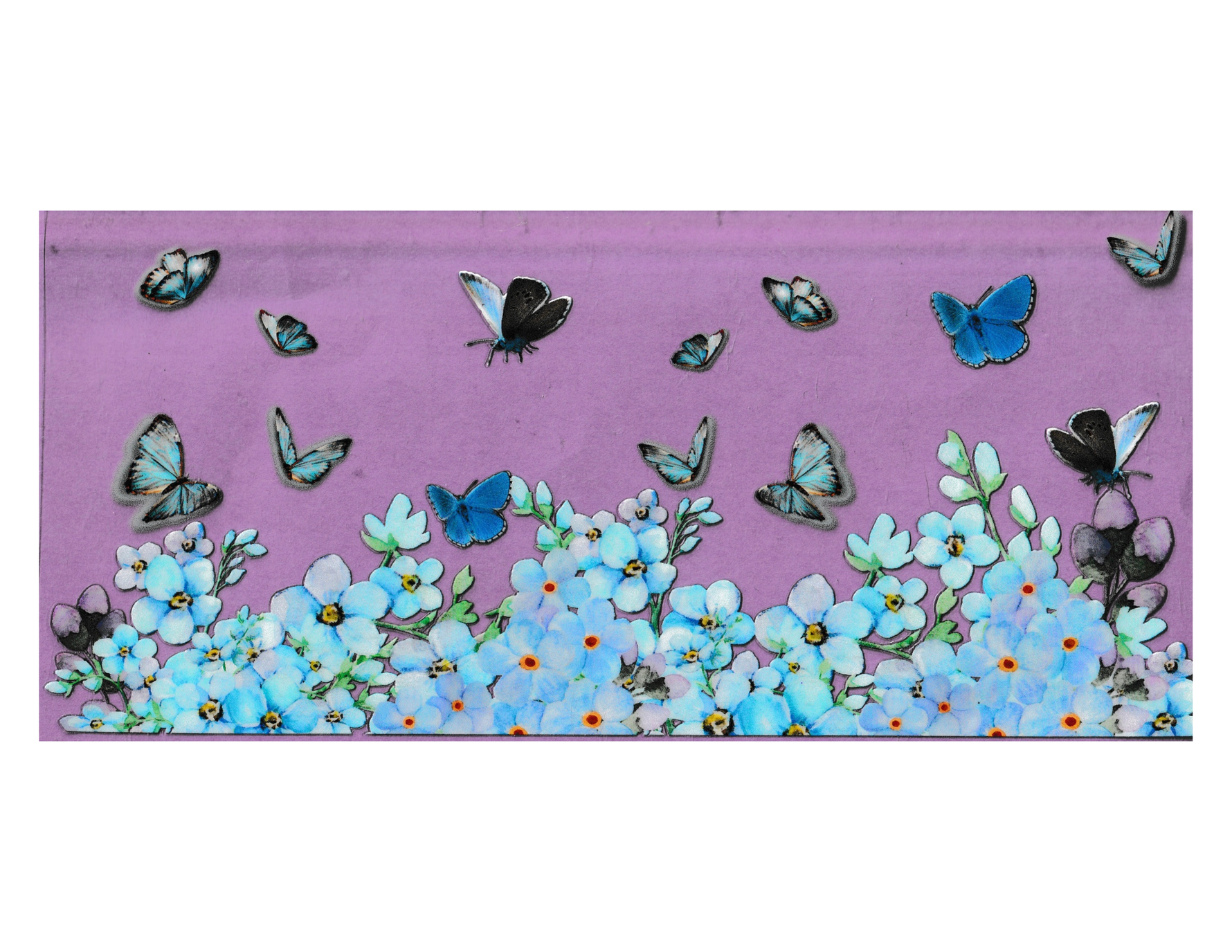 16oz Cup Wrap Wildflowers
