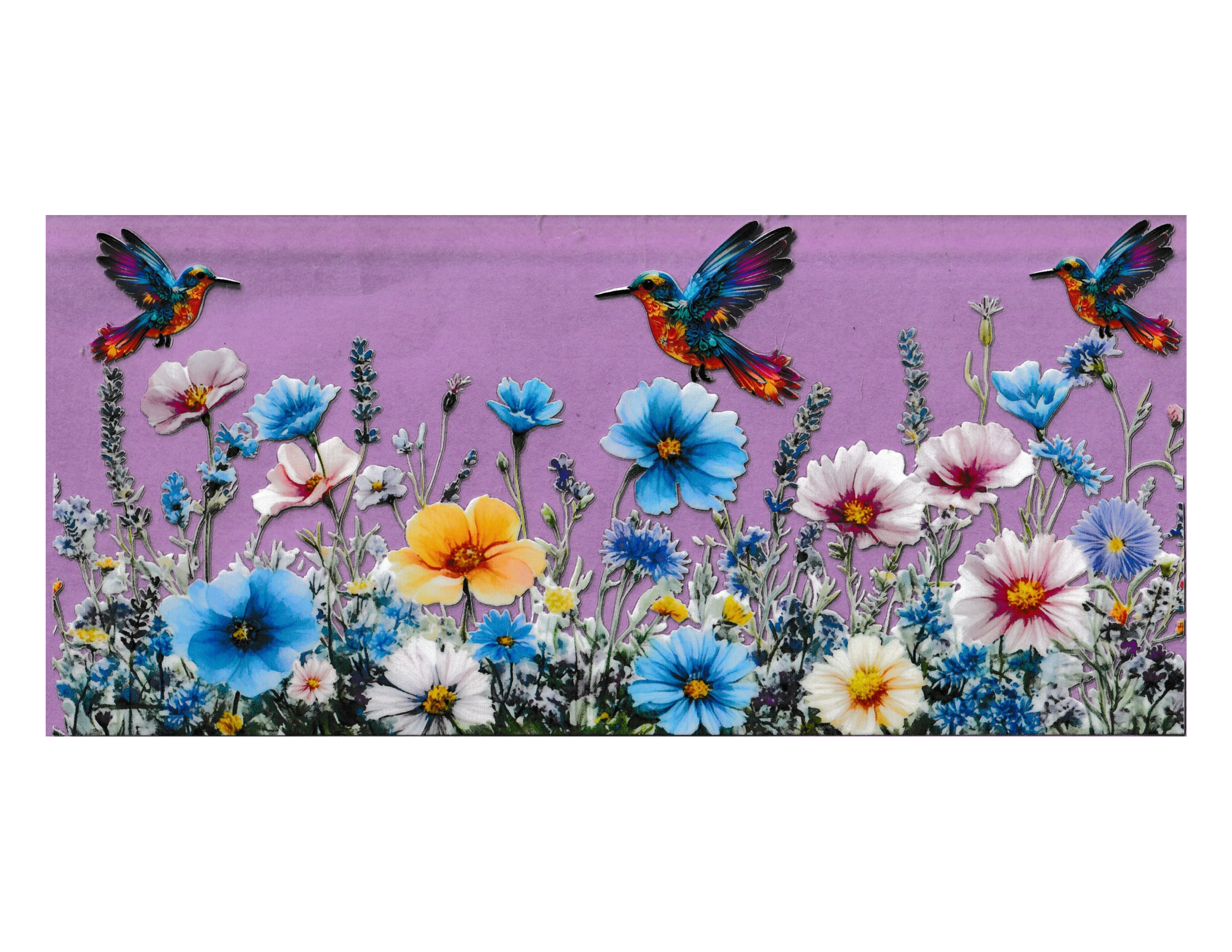 16oz Cup Wrap Wildflowers