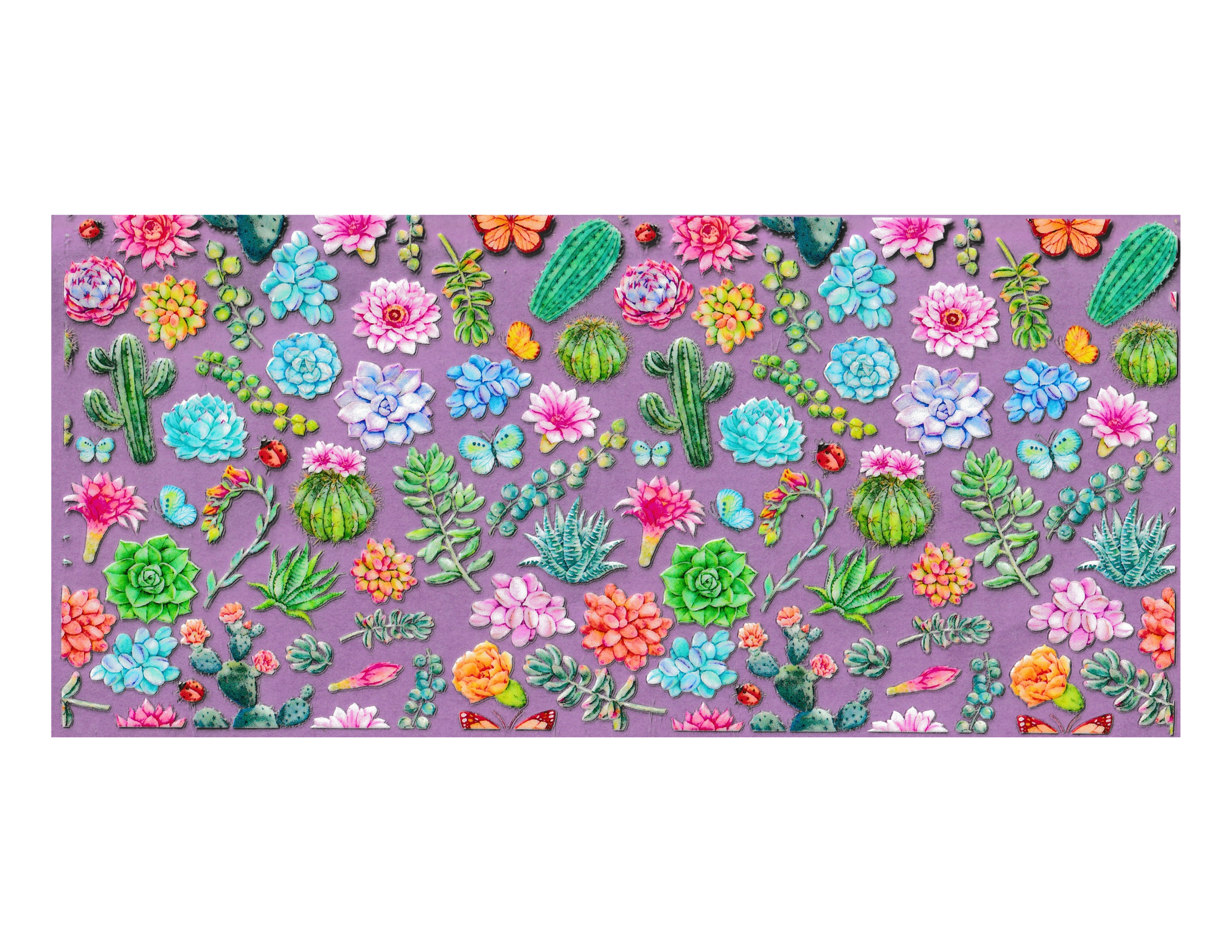 16oz Cup Wrap Succulents